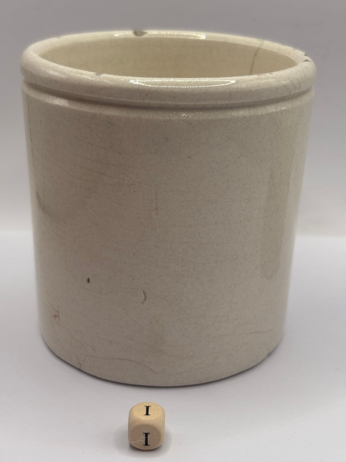 Old 1lb stoneware marmalade pot, James Keiller Dundee marmalade (i)