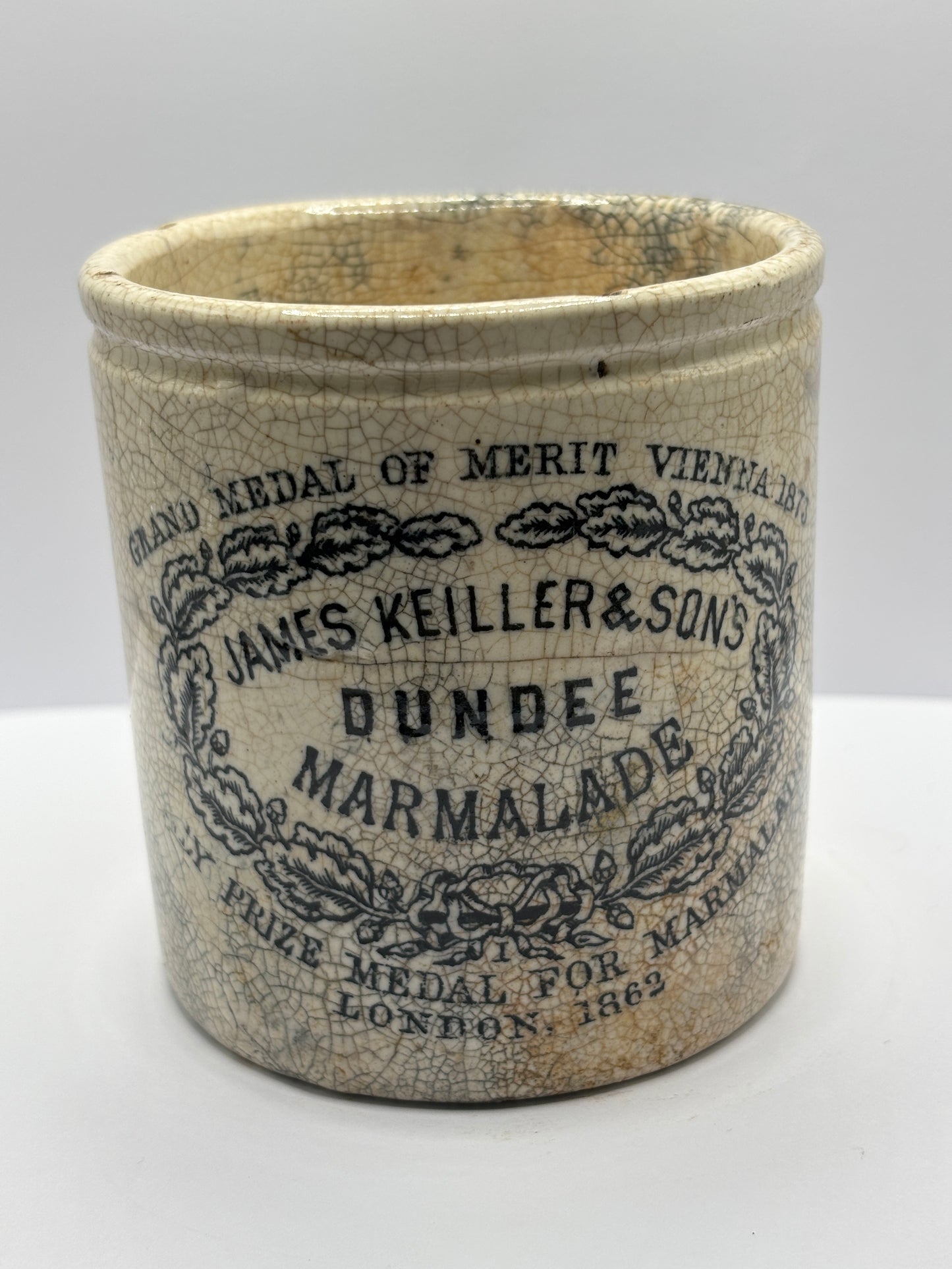 Old 1lb James Keiller Dundee marmalade jar