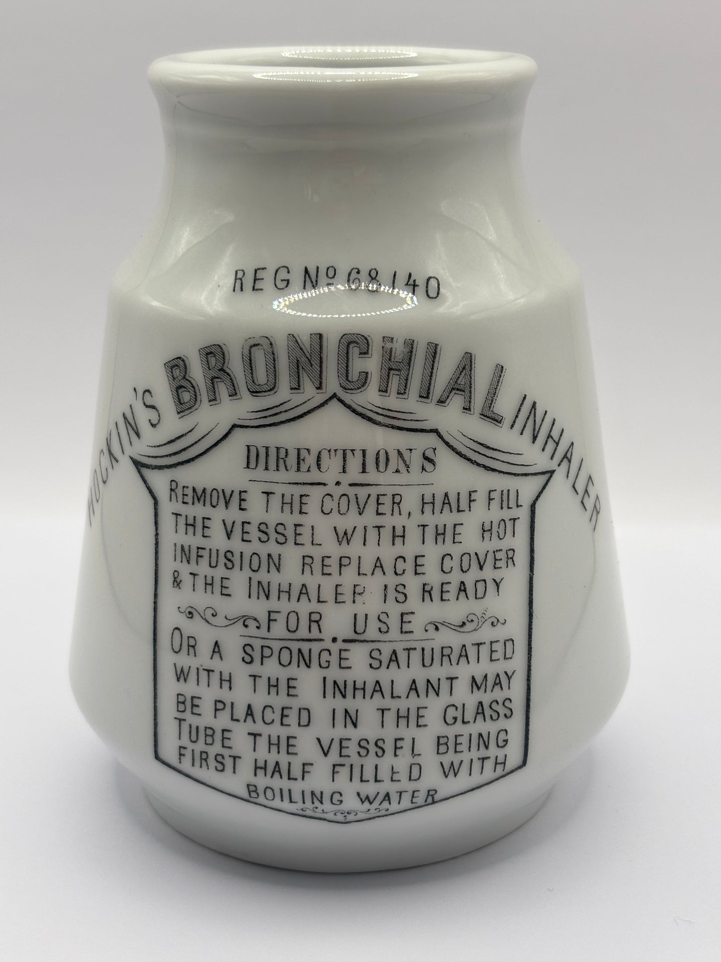 Old advertising inhaler, Hockin’s Bronchial inhaler