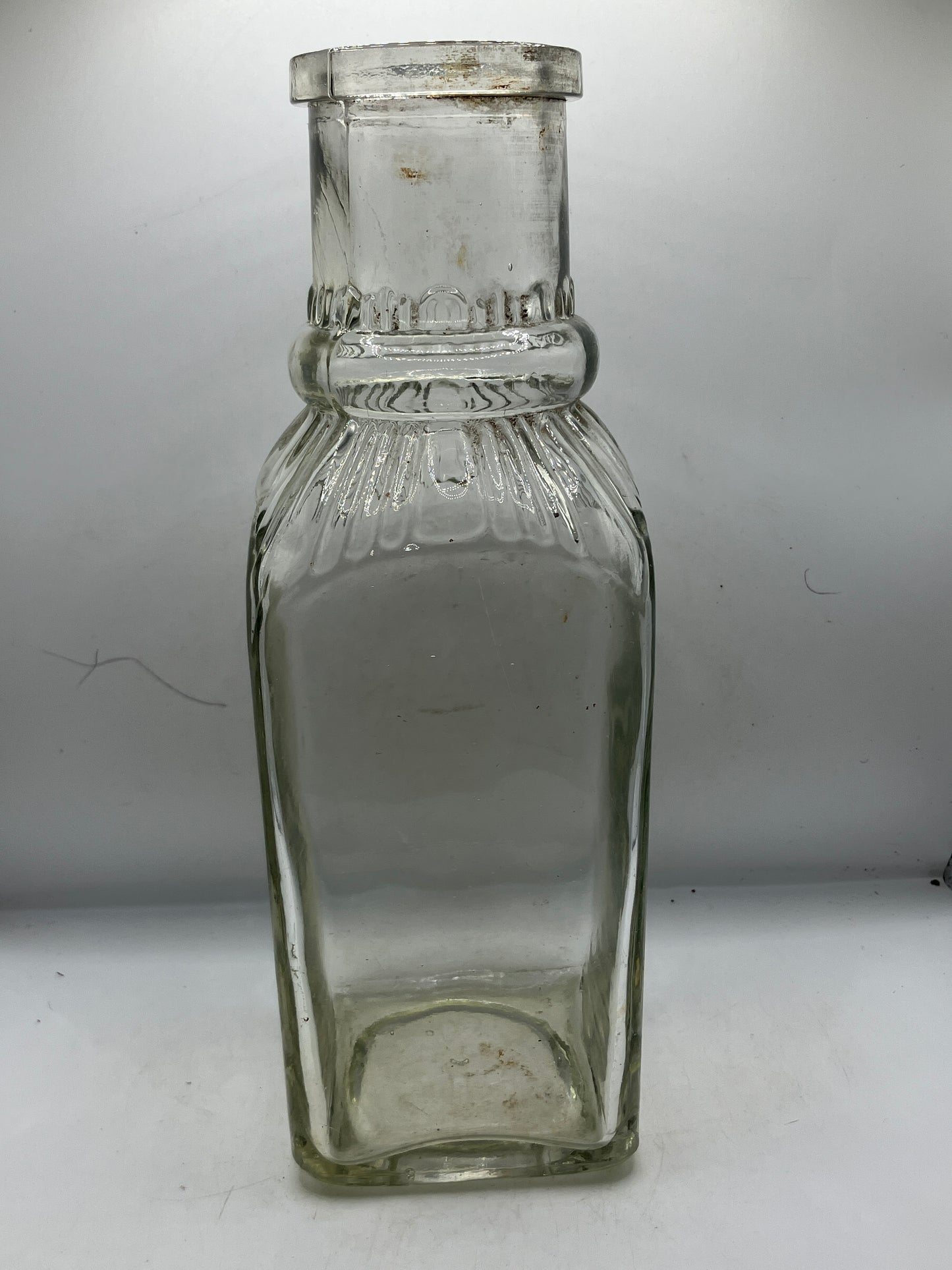 XL glass pickle jar