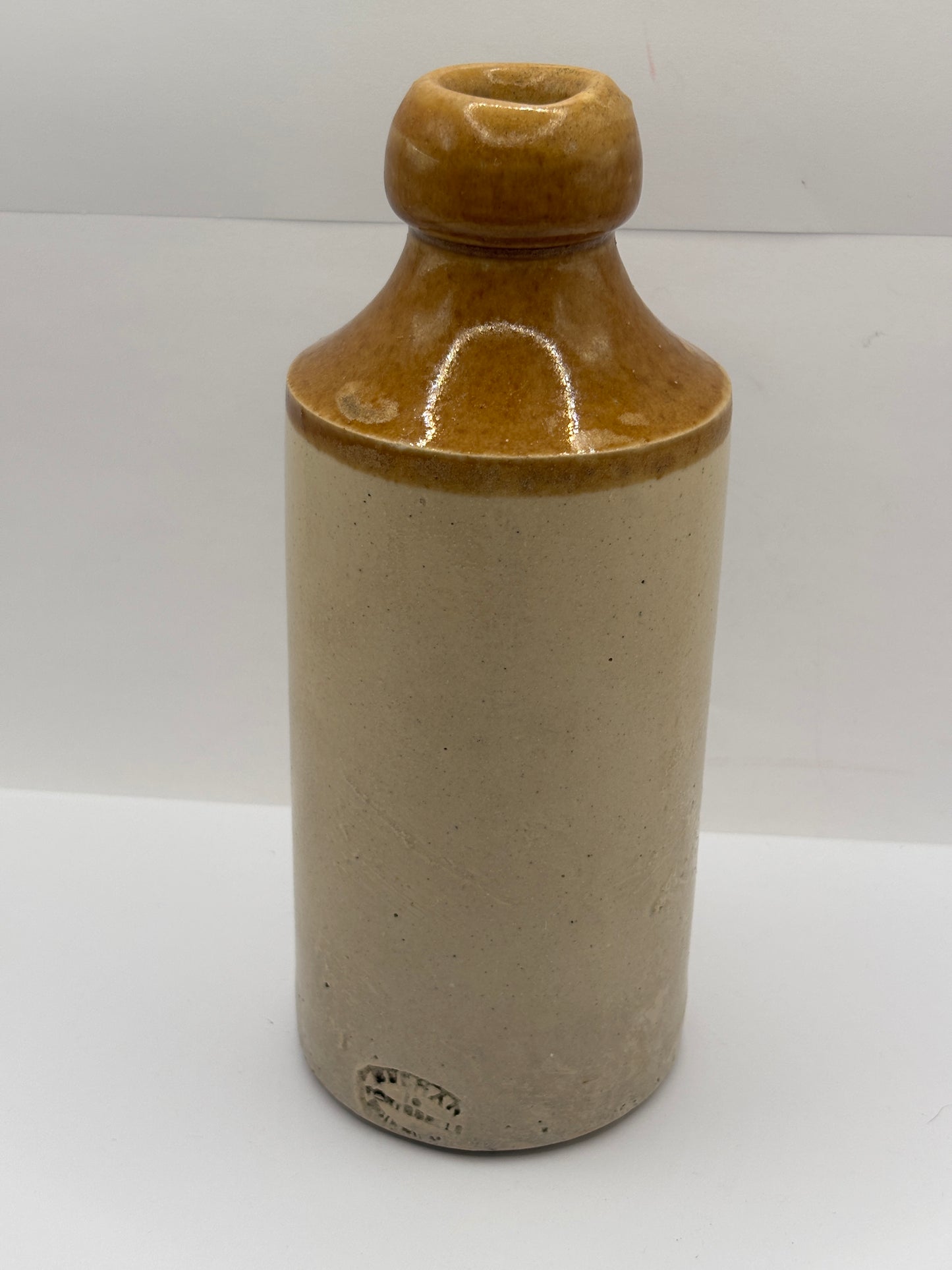 Old stoneware ginger beer bottle, R Douglas’s Kirkcaldy & Ladybank