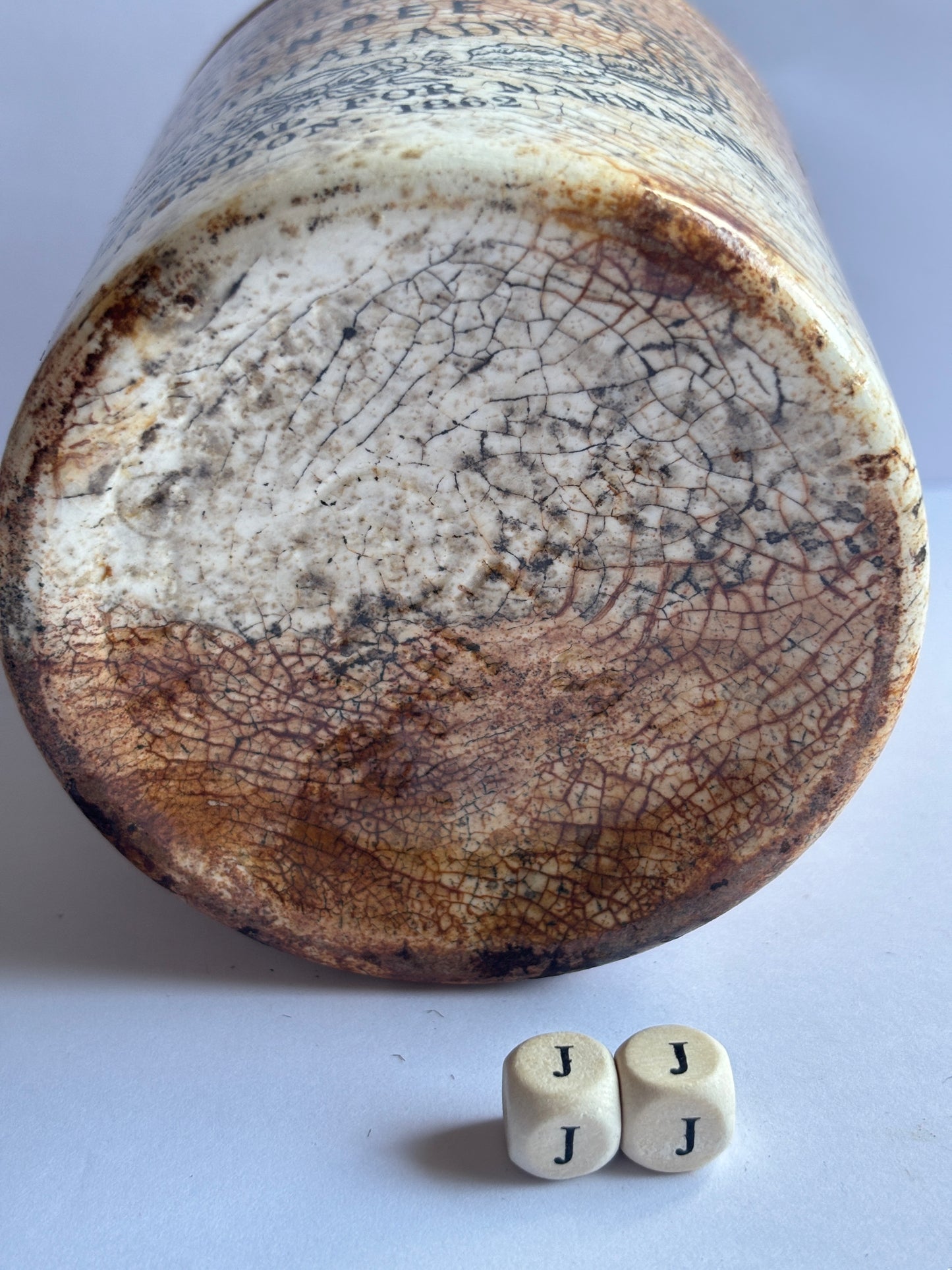 Old 1lb James Keiller dundee marmalade jar (JJ)