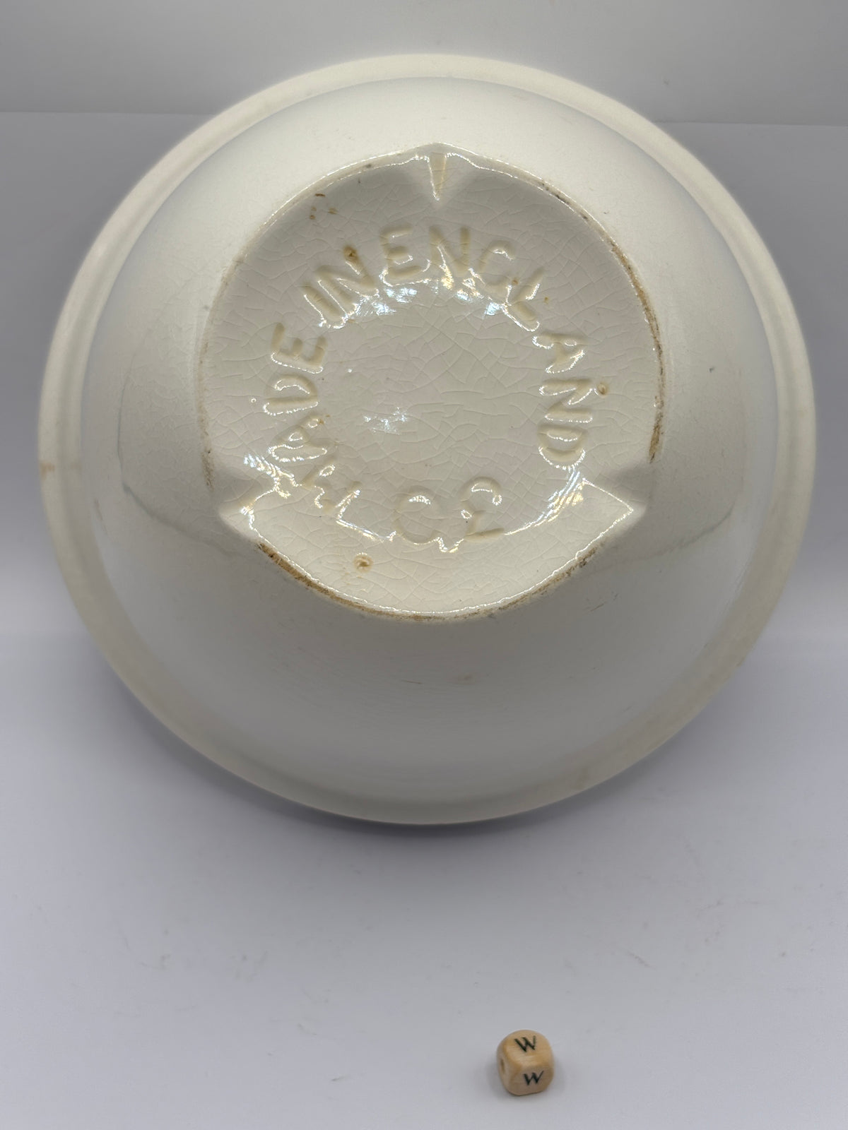 vintage pudding bowl (w)