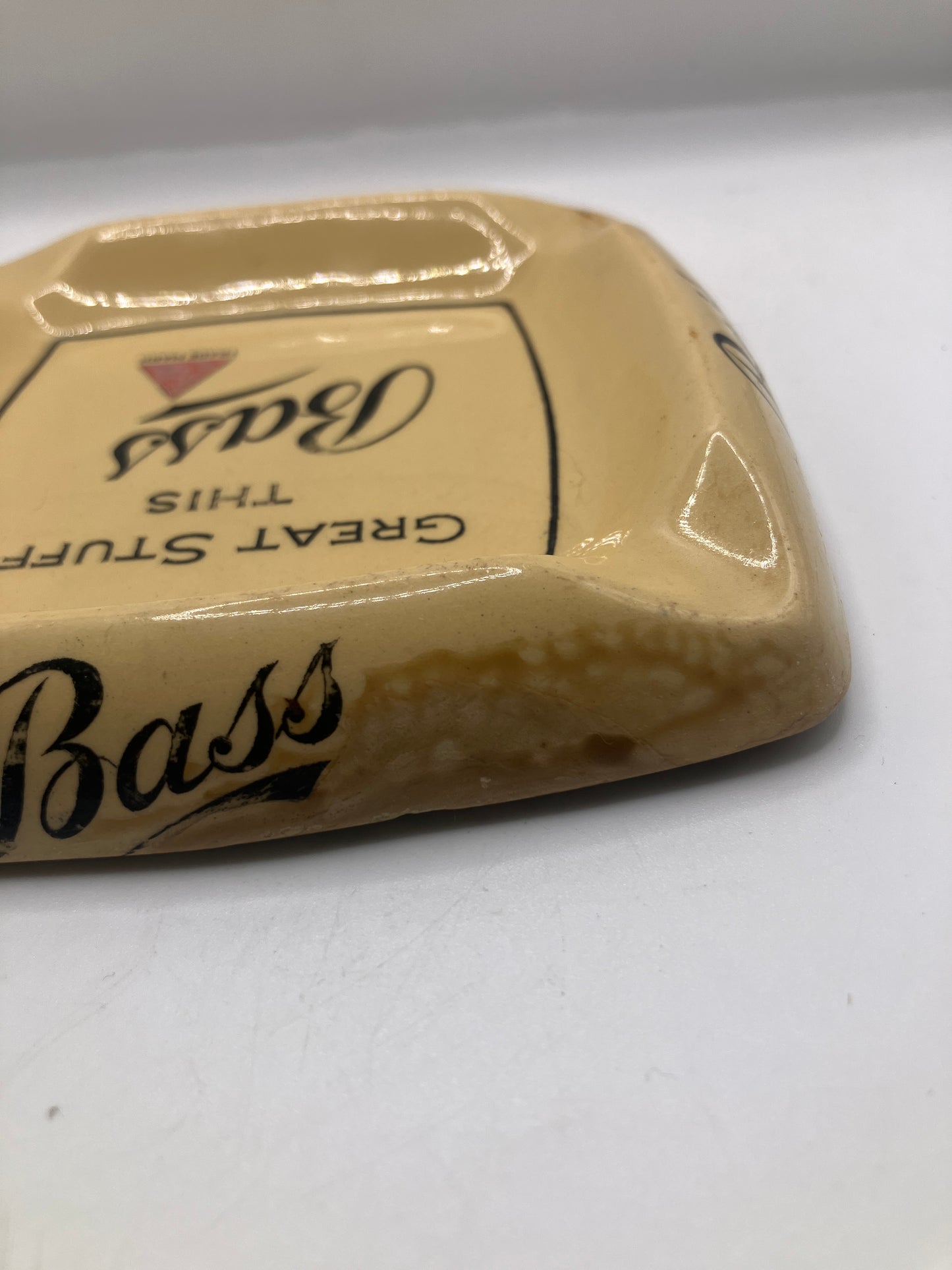 Bass advertising ash tray