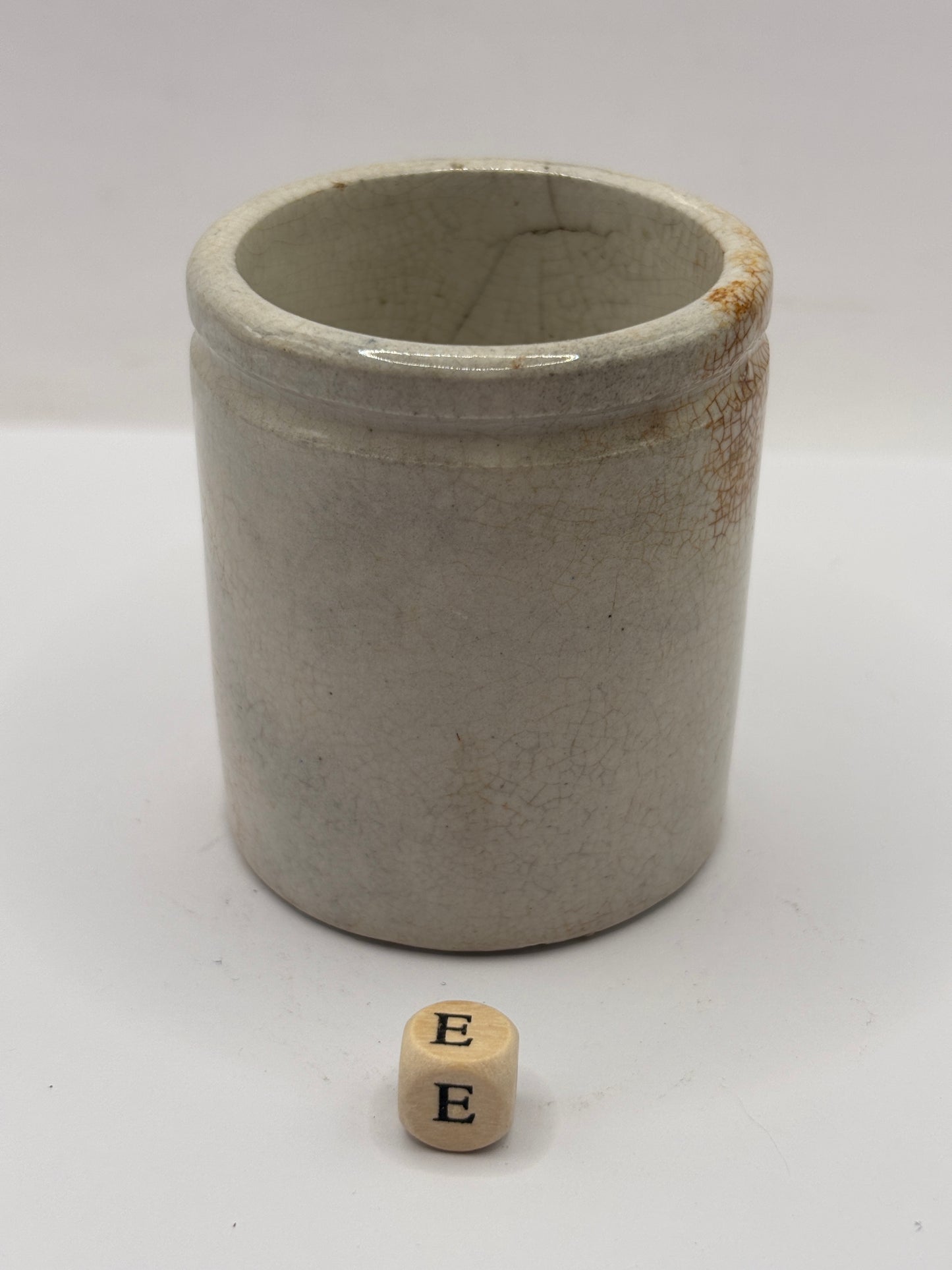 Old sainsburys advertising pot, home made potted meats (e)