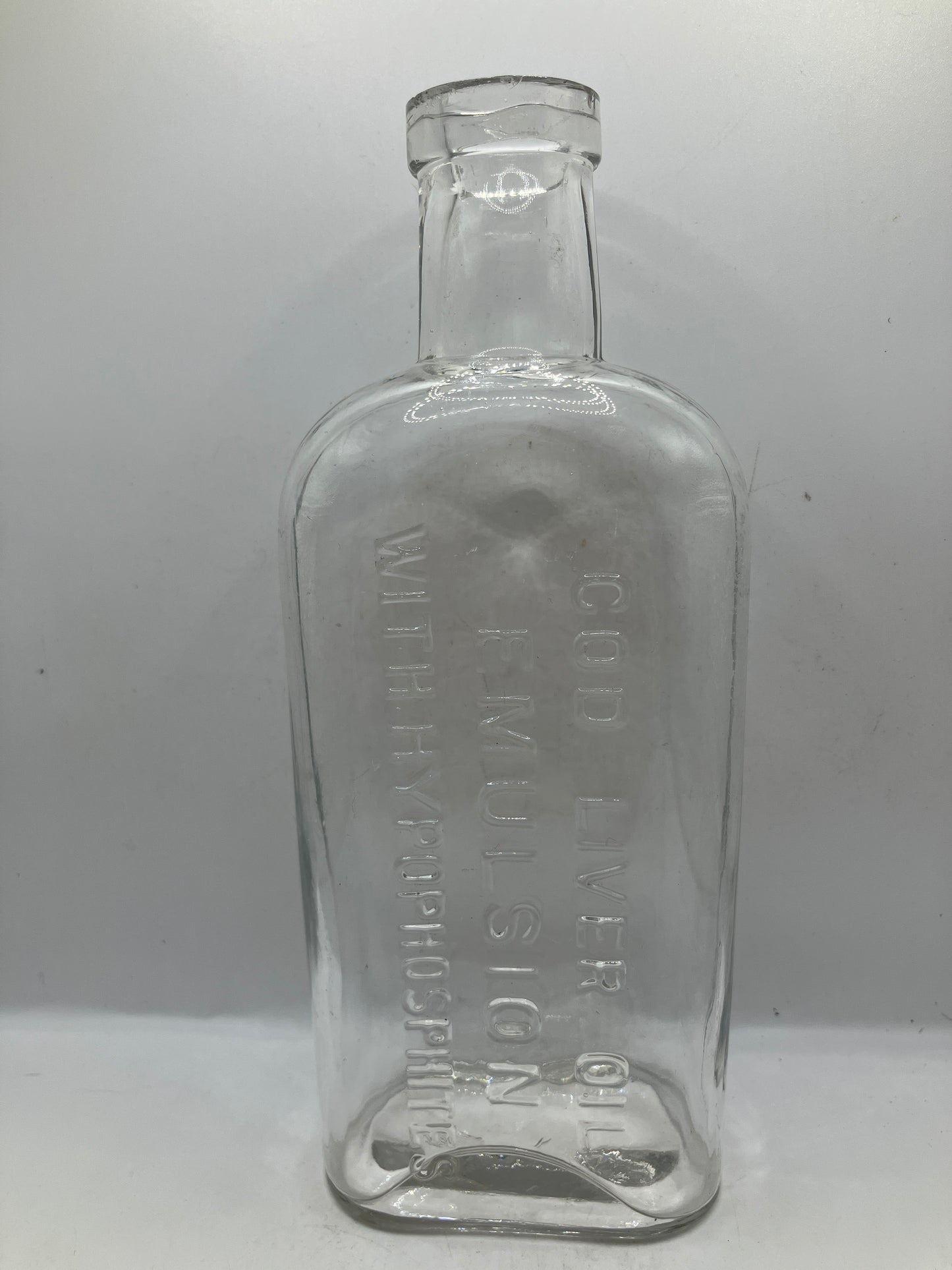 Large cod liver oil bottle