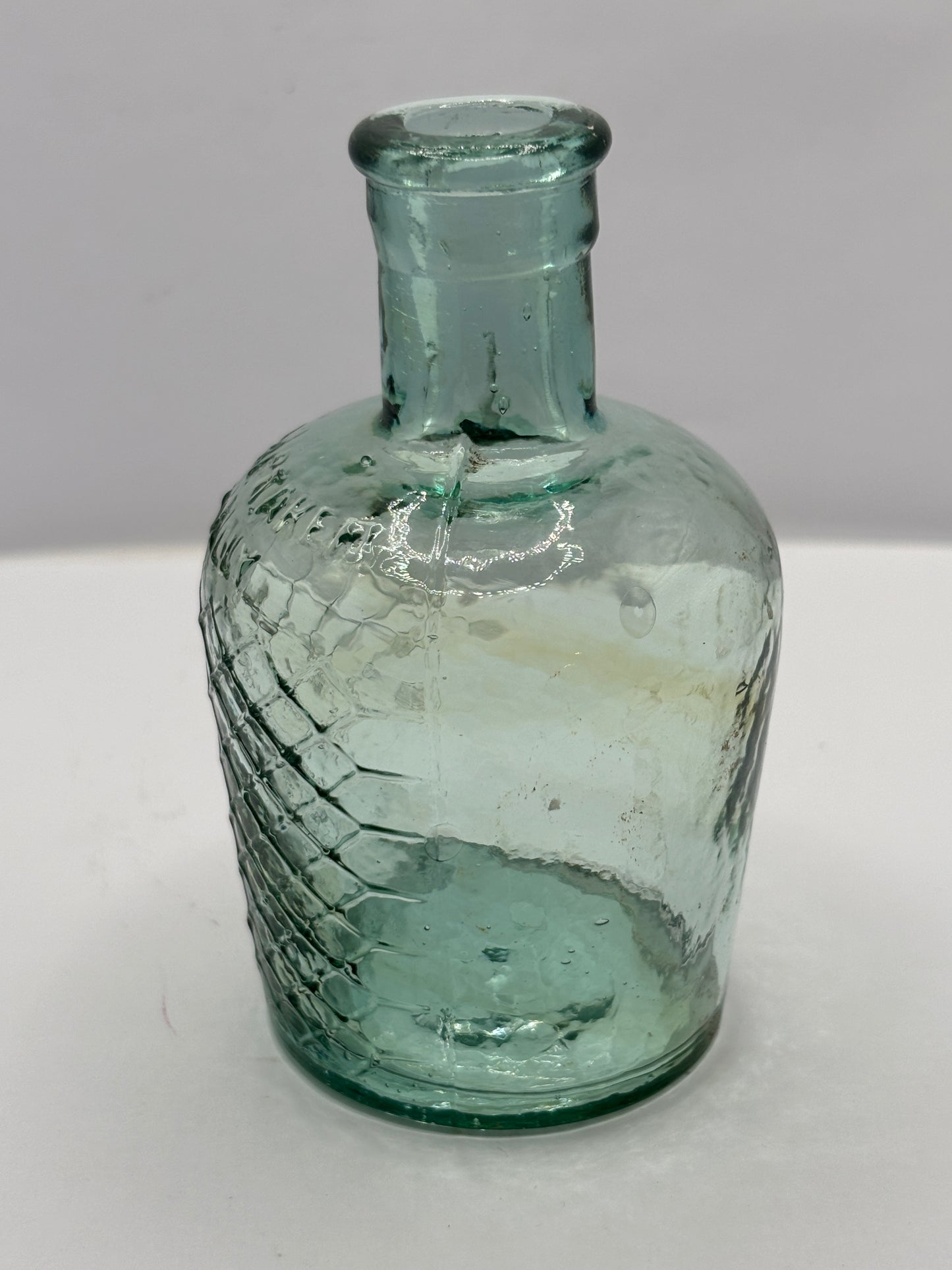 Old aqua glass lysol bottle, not to be taken