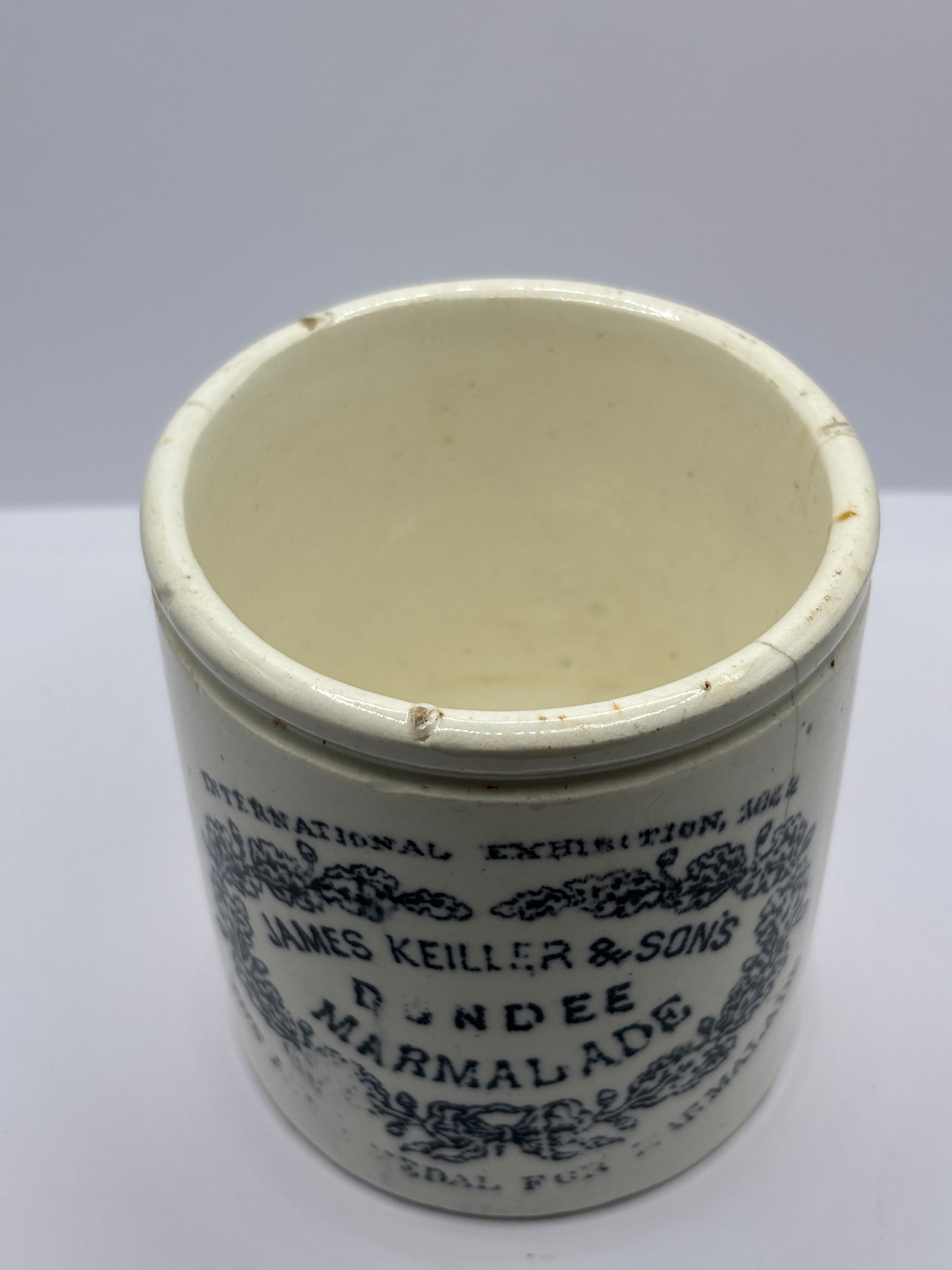 Old 1lb James Keiller Dundee marmalade jar