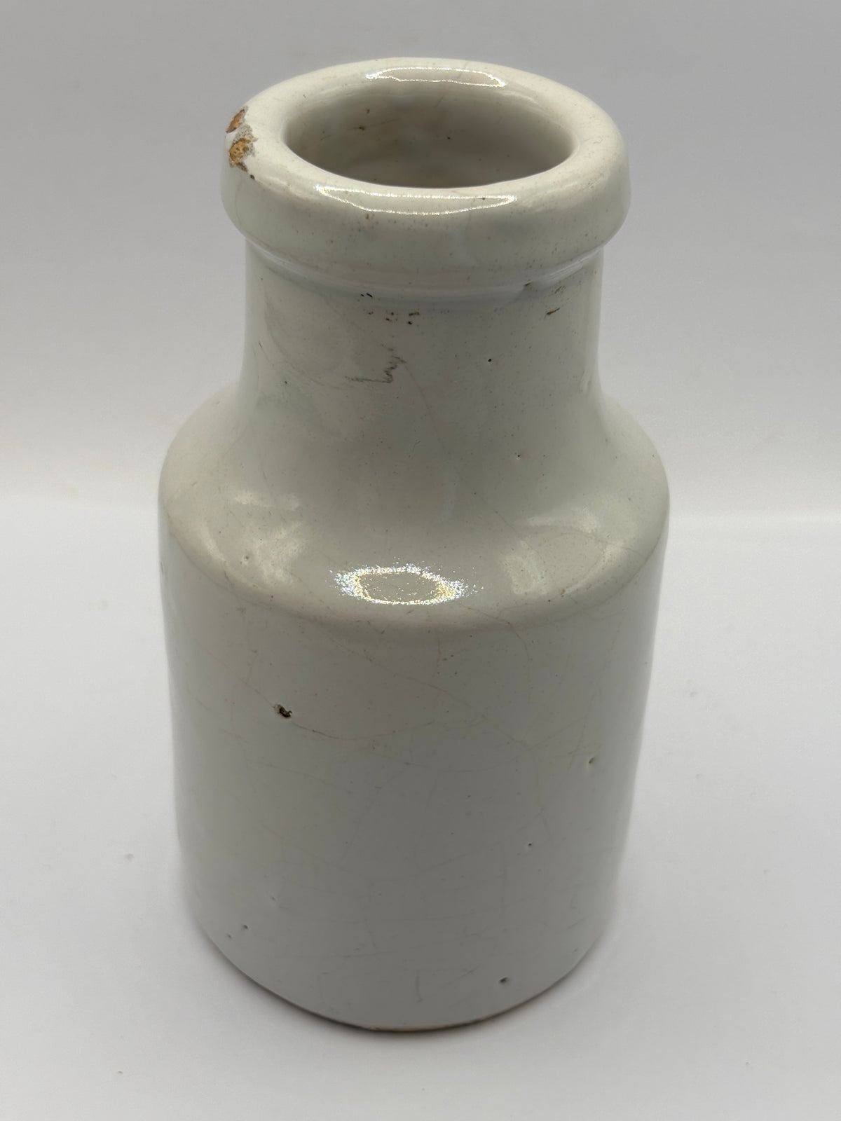 Old stoneware french mustard jar, moutarde de maille