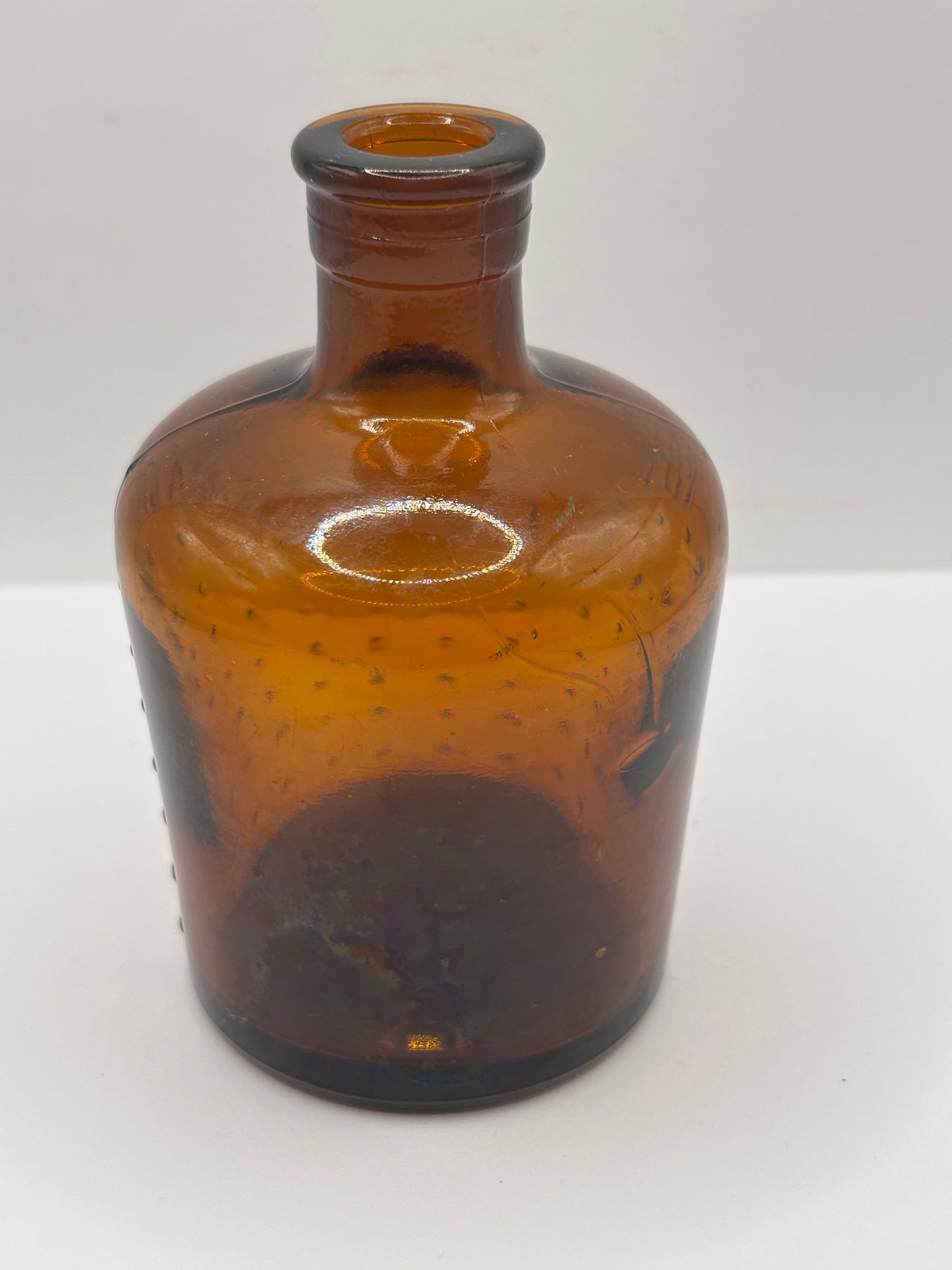 Old amber glass lysol bottle, Not to be taken (a)