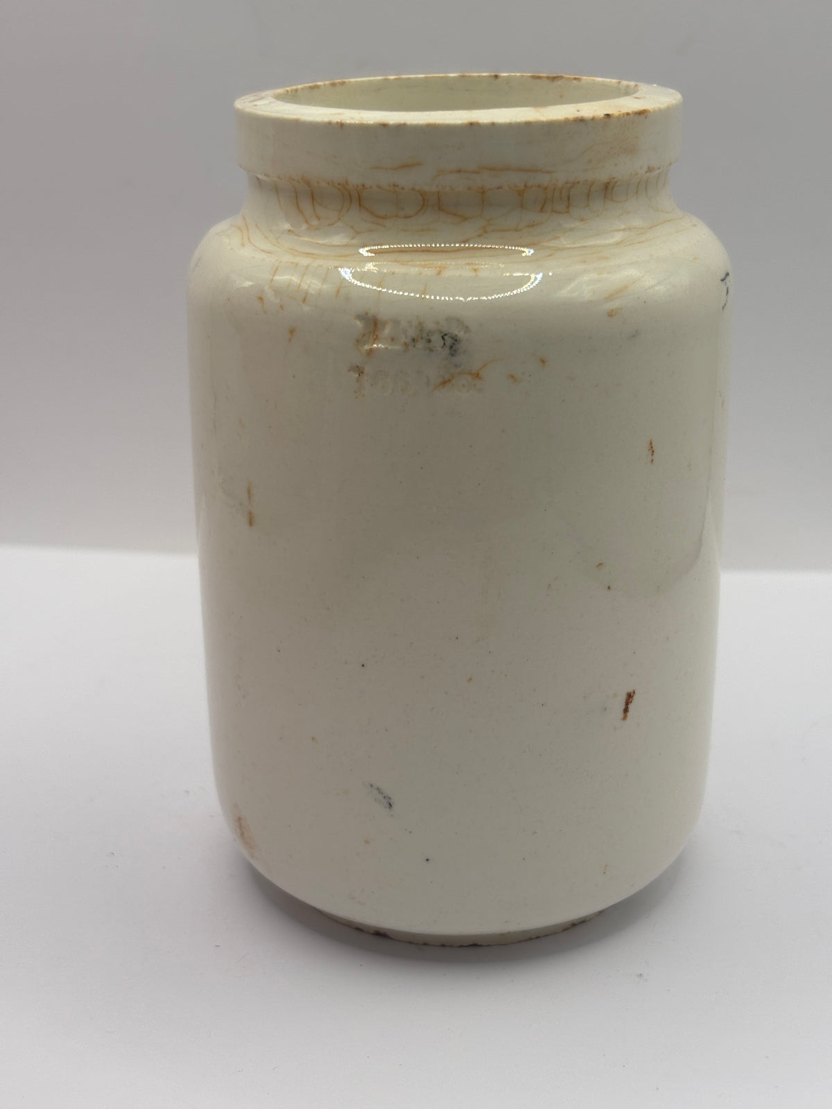 Old advertising jar, Bynol the perfected malt & oil