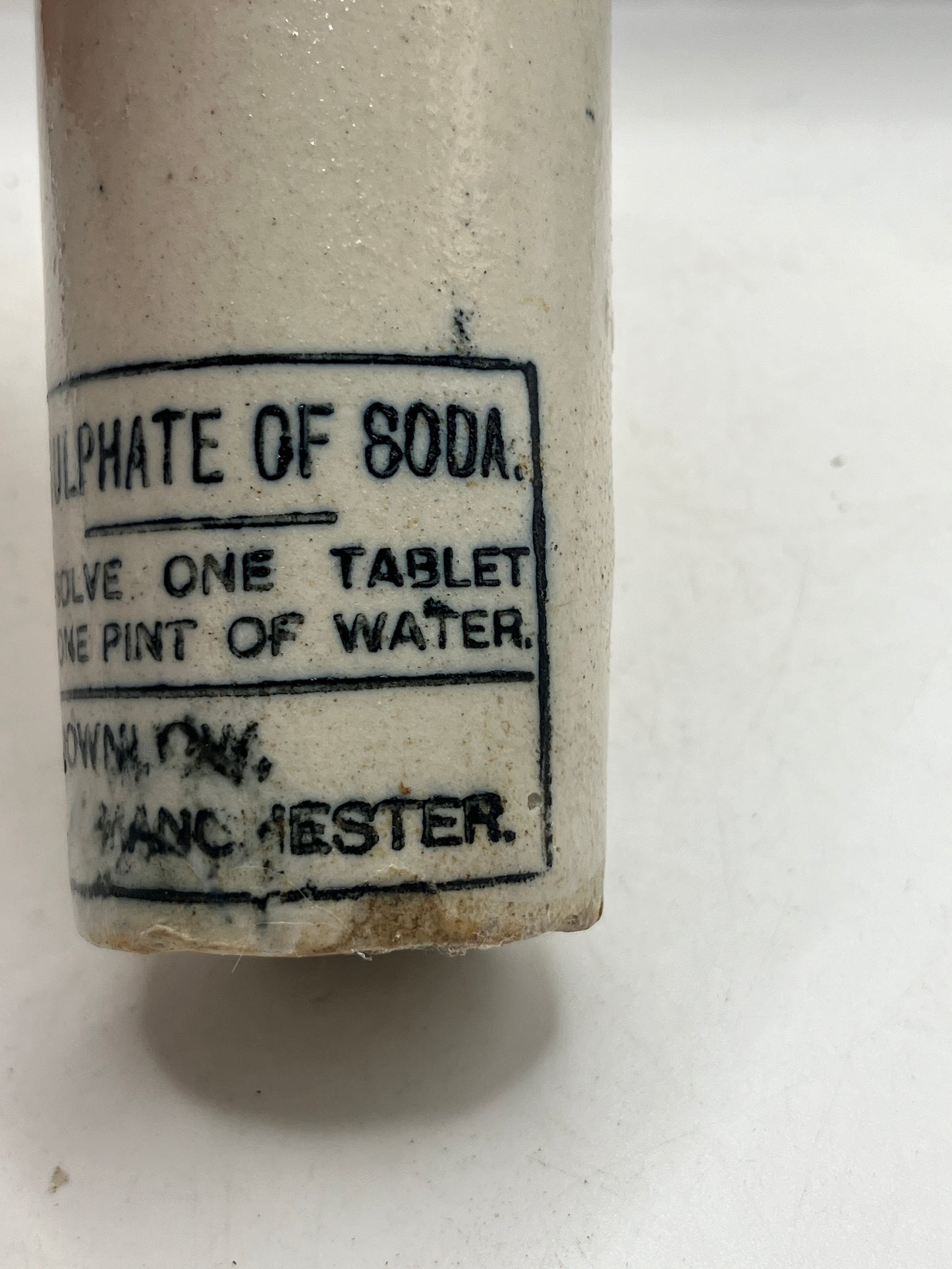 Sulphate of soda jar