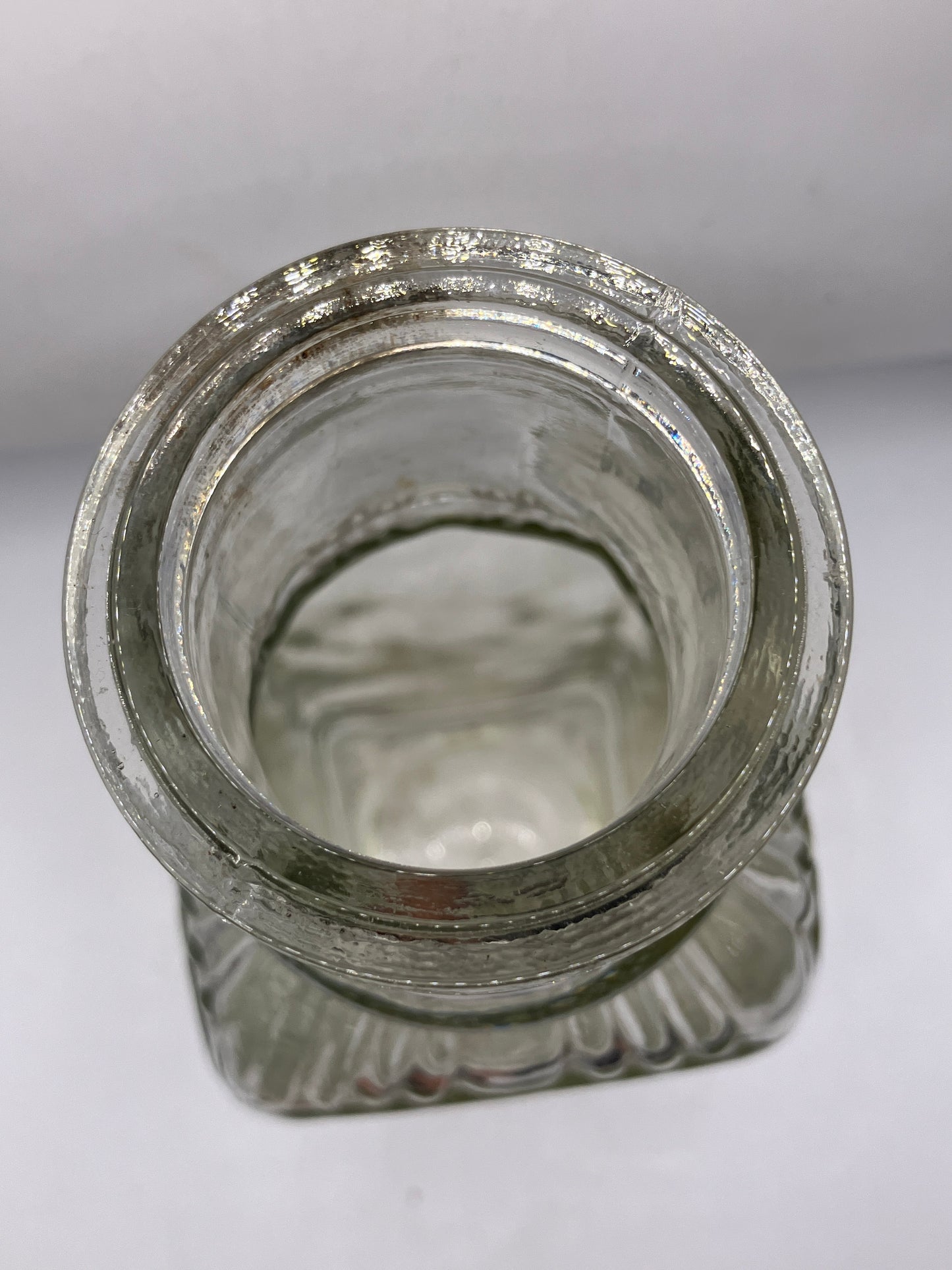 XL glass pickle jar