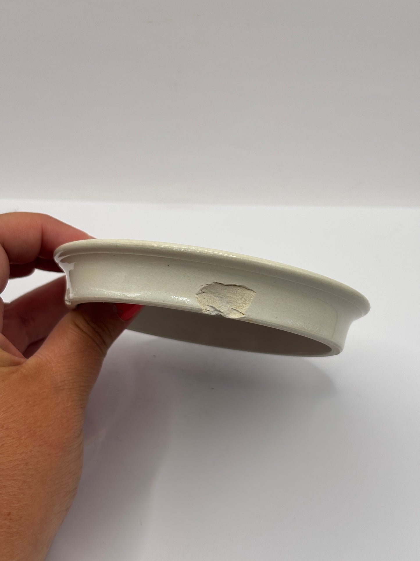Old advertising lid, large size, American Dentifrice