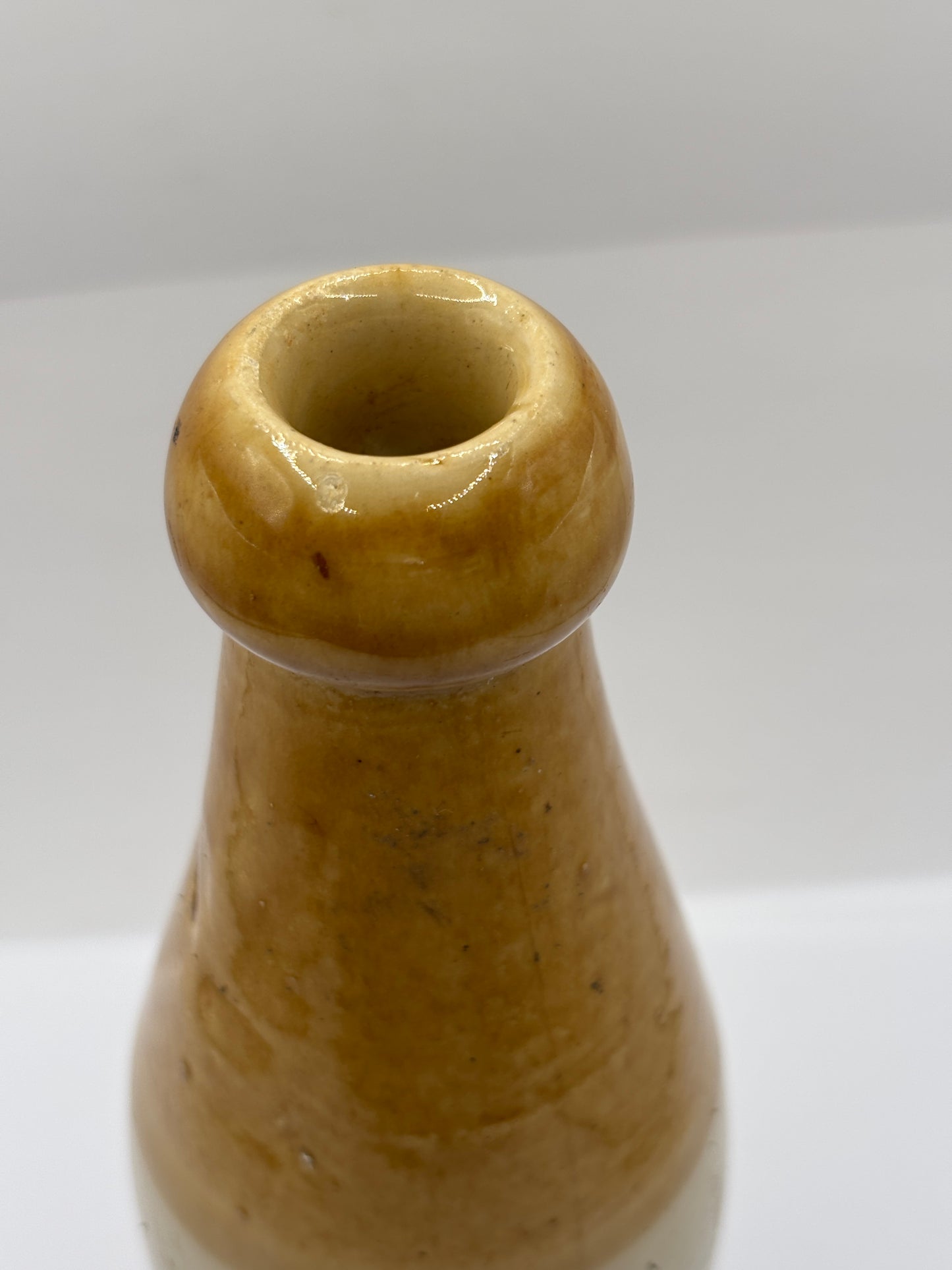 Old stoneware ginger beer bottle, Wood sons & Co, stone nector ginger beer