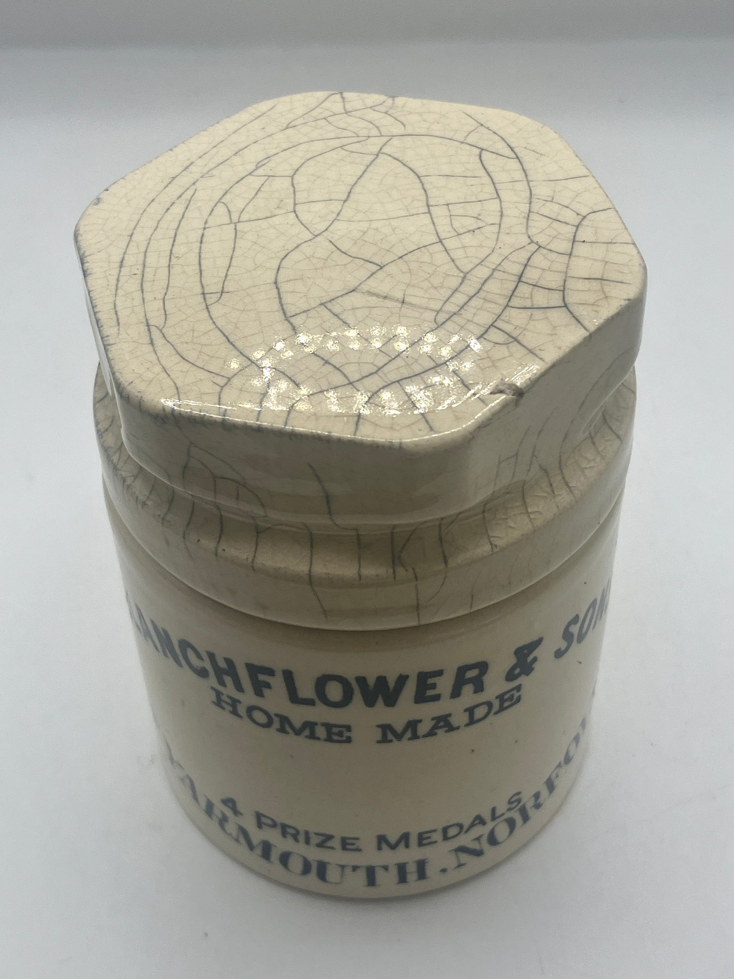 Blanchflower advertising jar