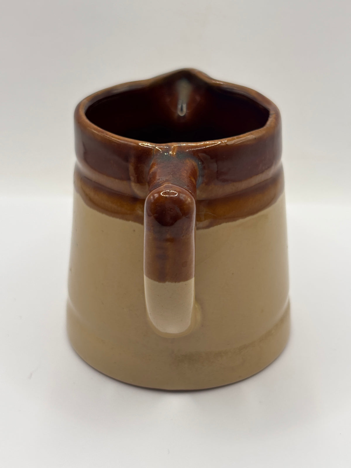 Old stoneware handled jug