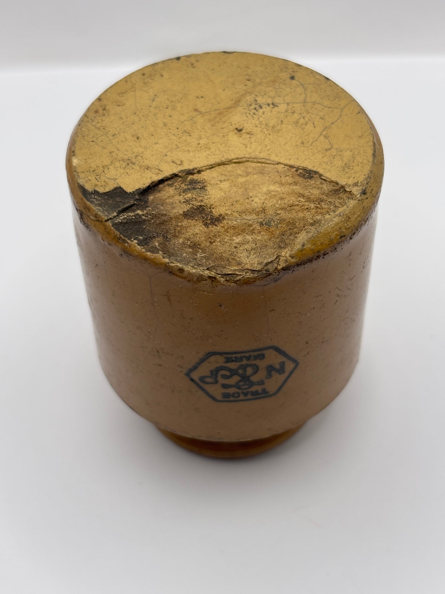 Old advertising jar, Taylors prepared mustard. 8cms