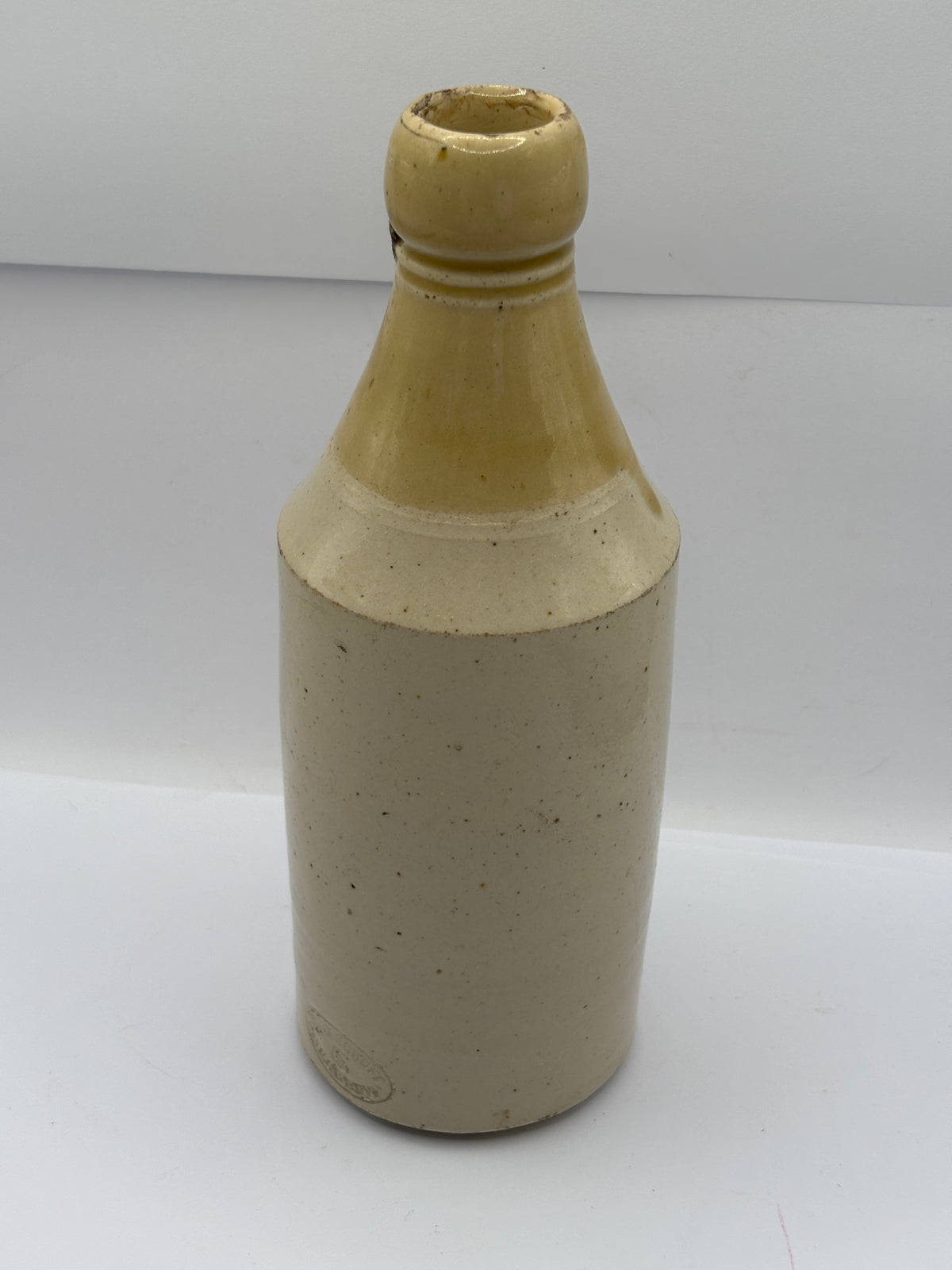 Old Irish stoneware ginger beer bottle, andrew watt & co. Londonderry