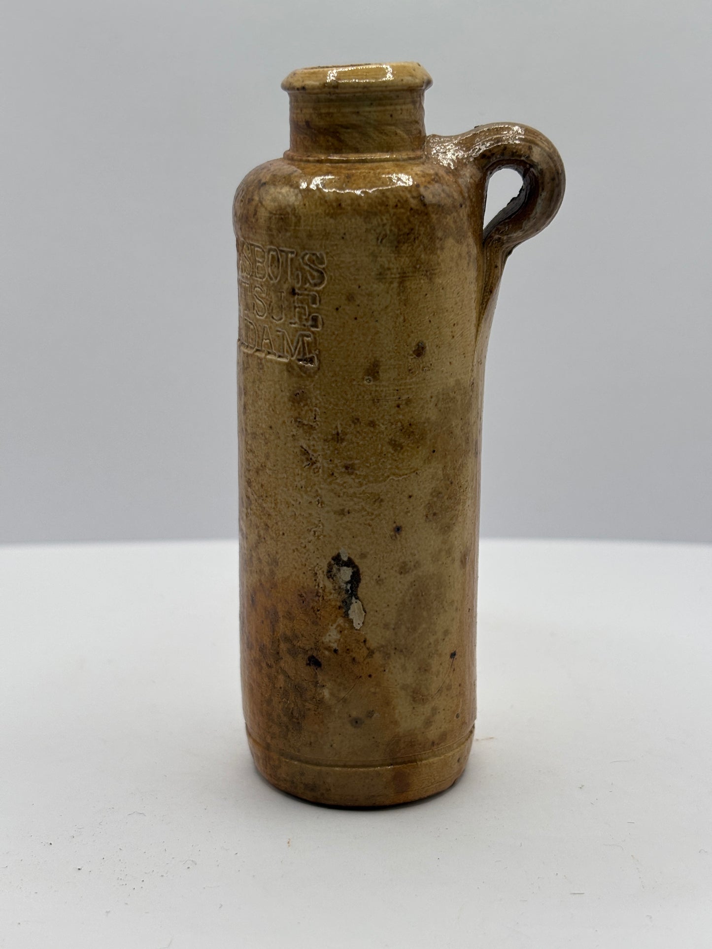 Old mini stoneware apollinaris bottle 10.5cms