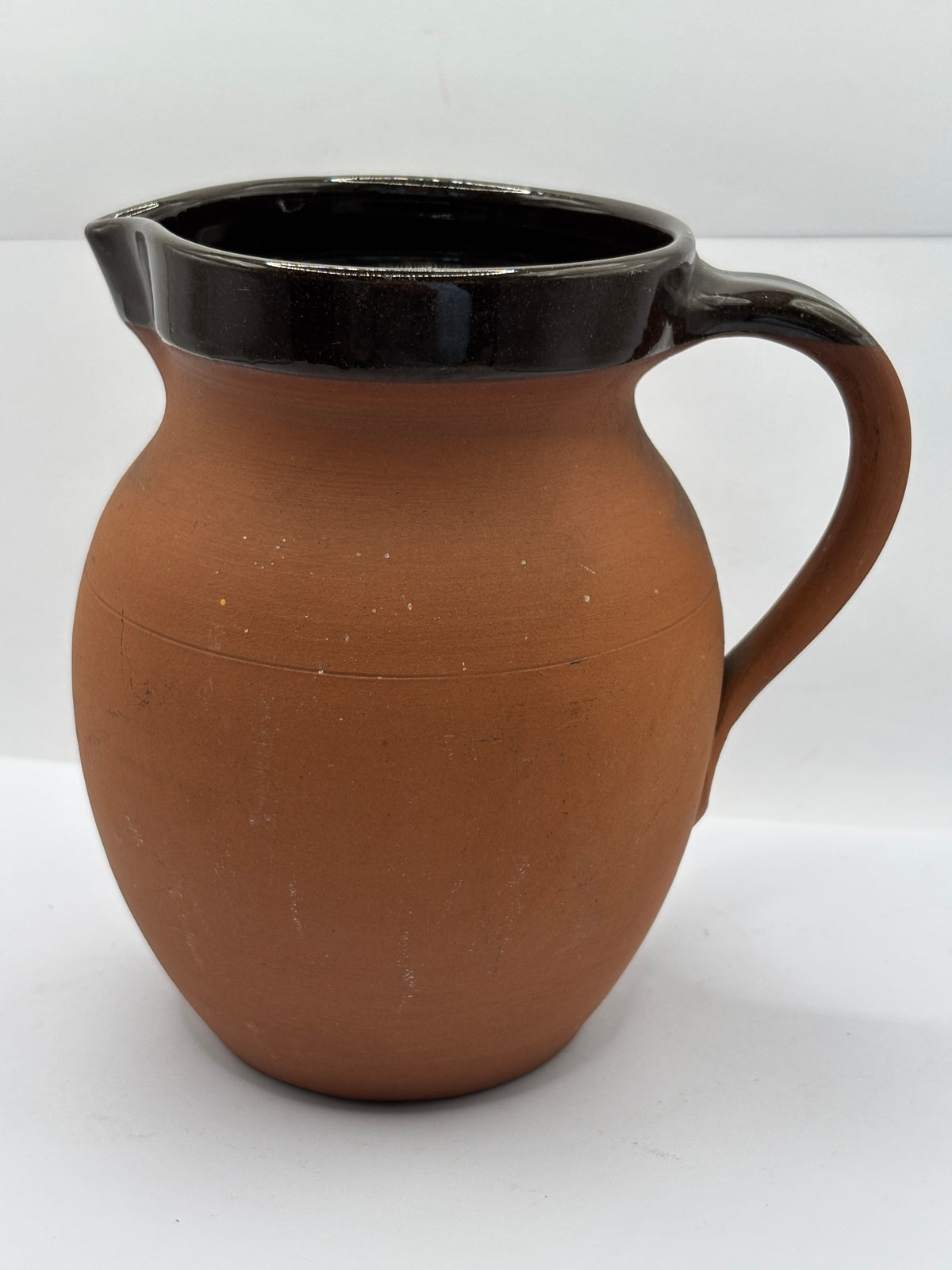 Old stoneware handled jug