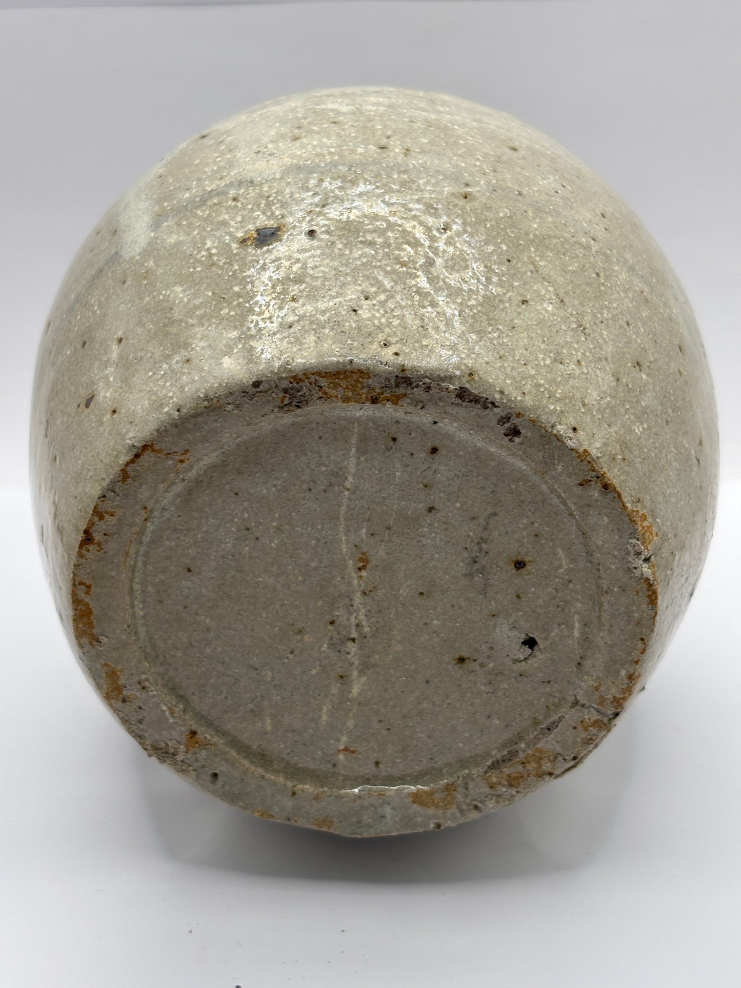 Old stoneware chinese ginger jar