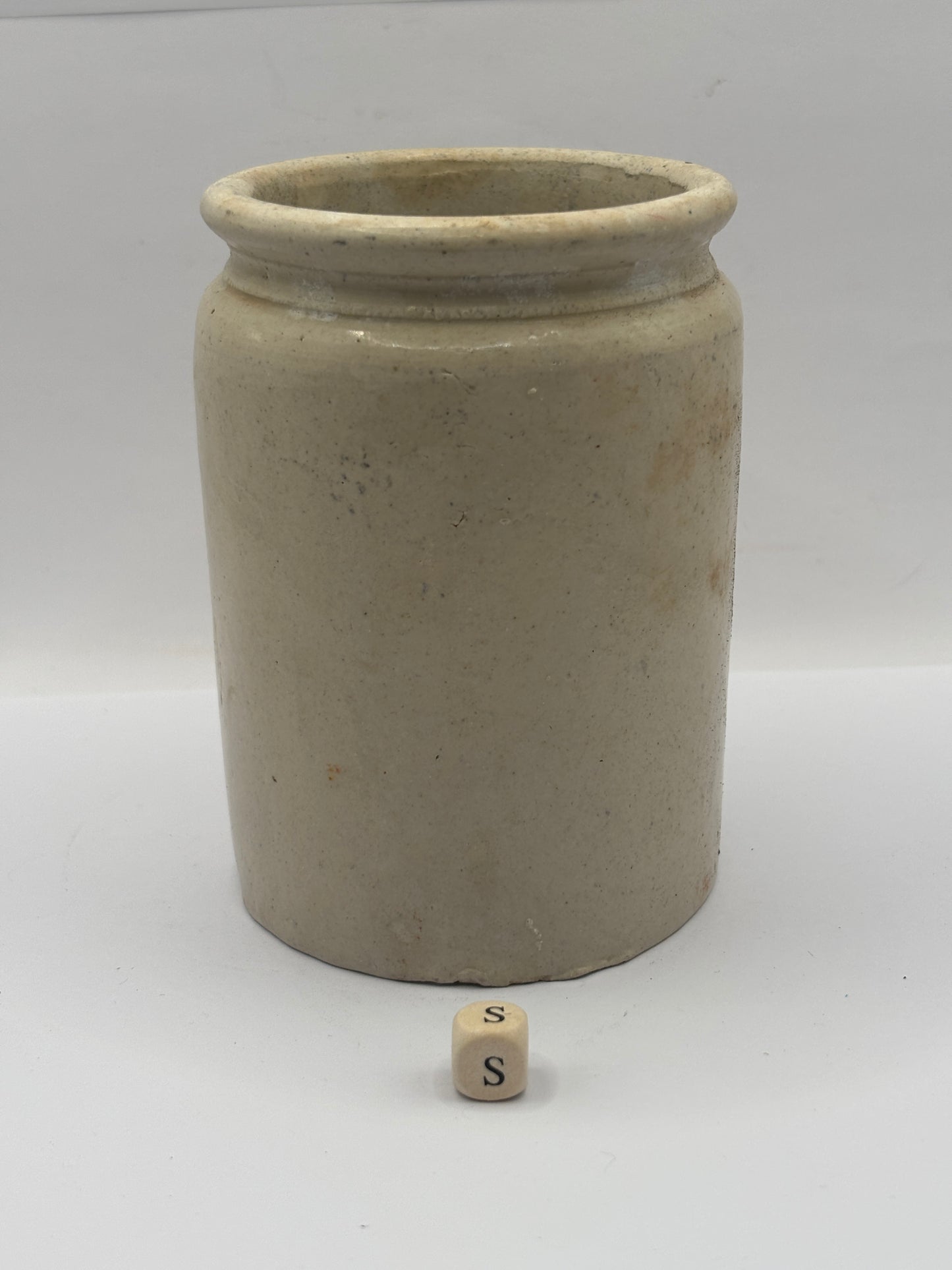 Old 1lb rolled top stoneware marmalade pot (s)