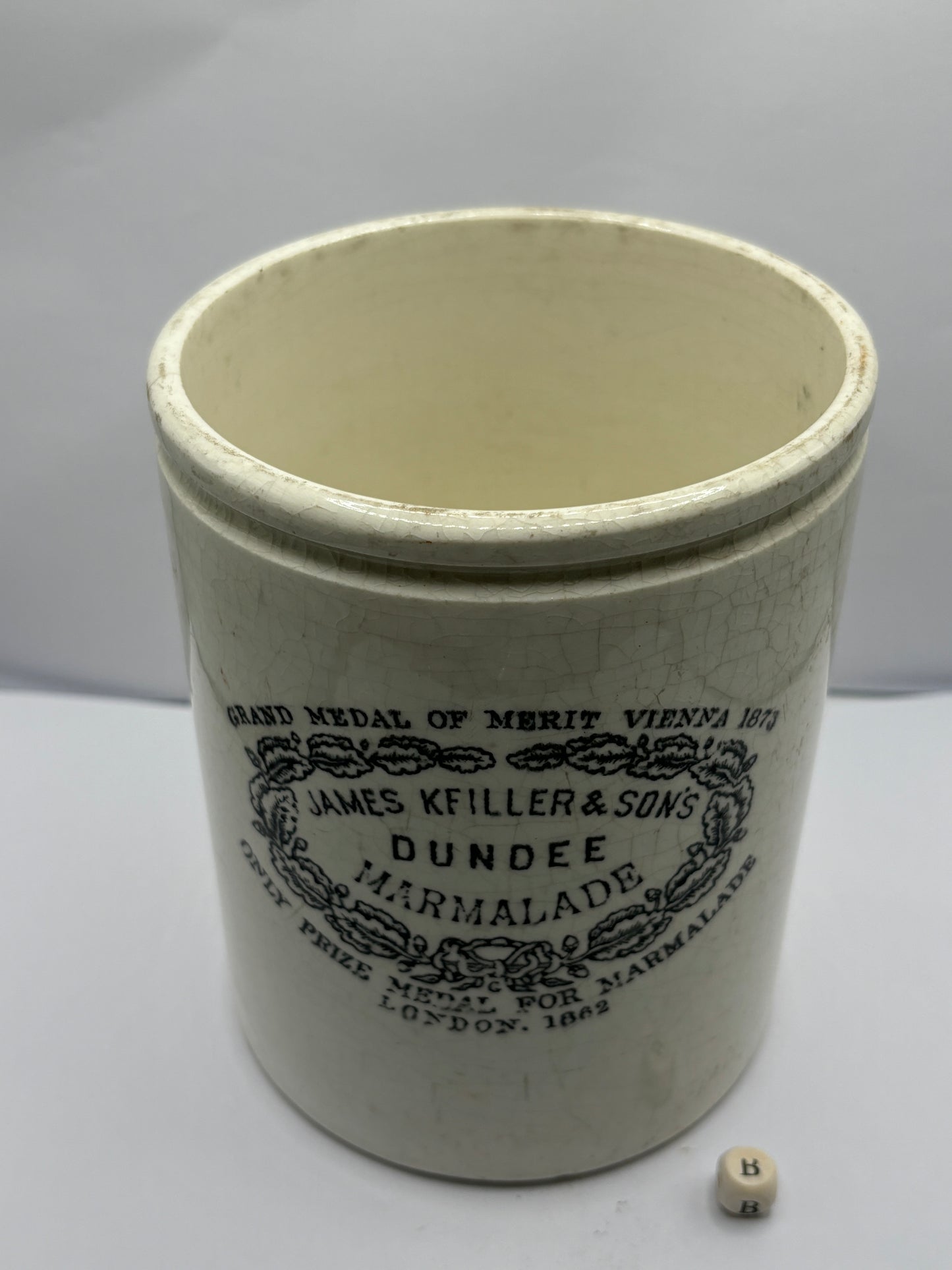 3lb James Keiller Dundee Marmalade jar (B)