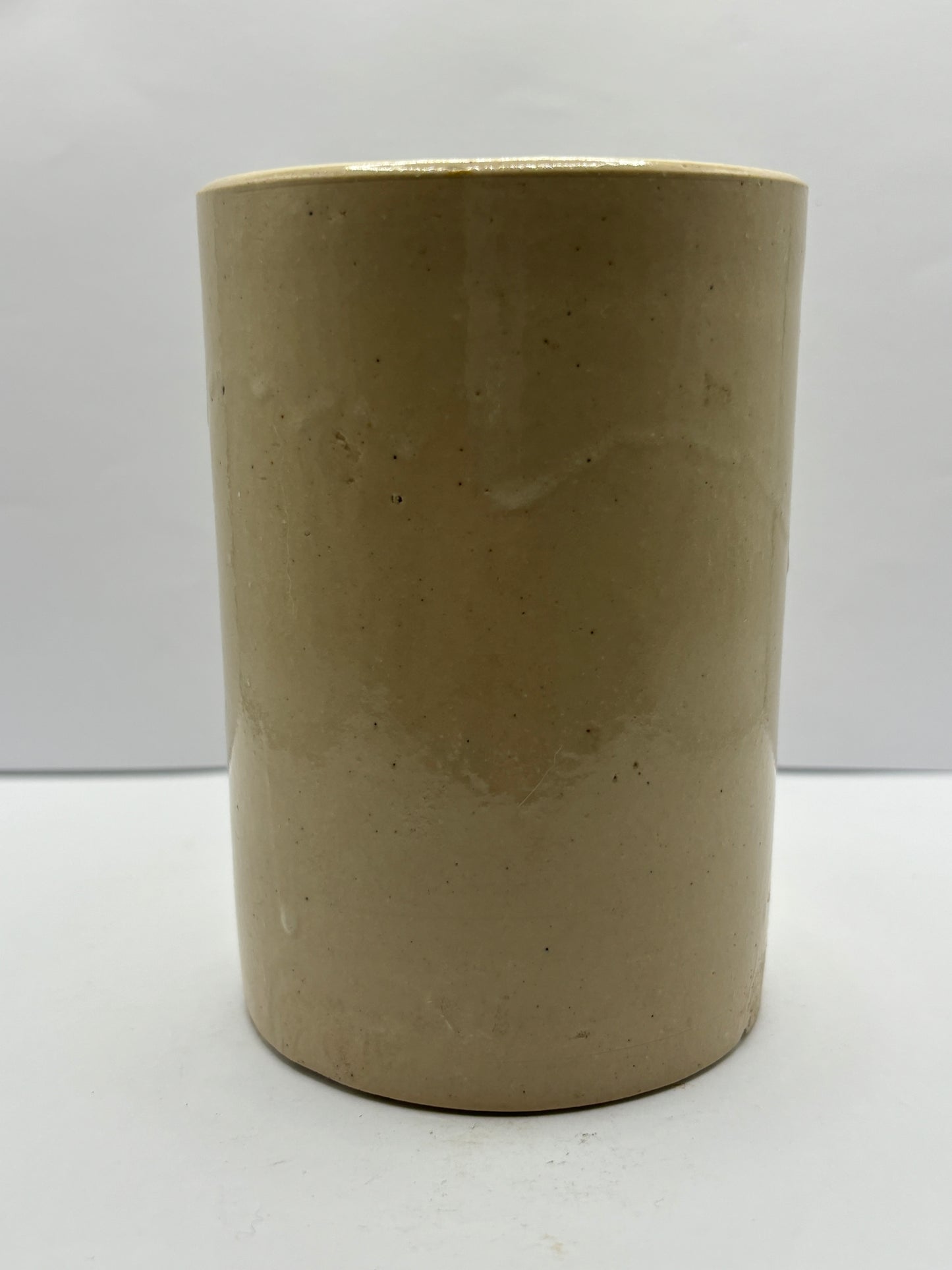 Stamped stoneware cheese pot, meadow sweet cheese