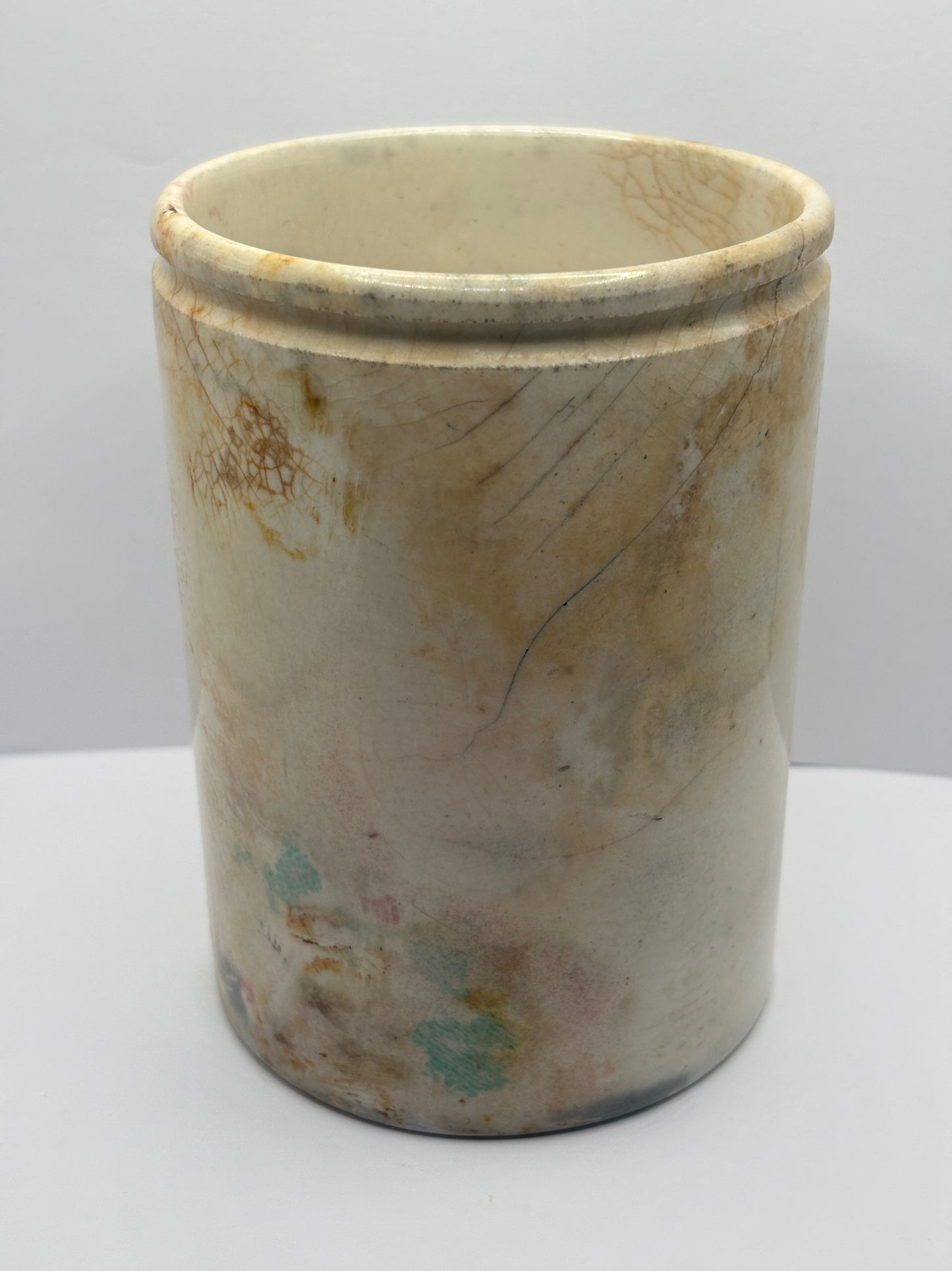 Old 2lb James Keiller Dundee marmalade jar. Damaged