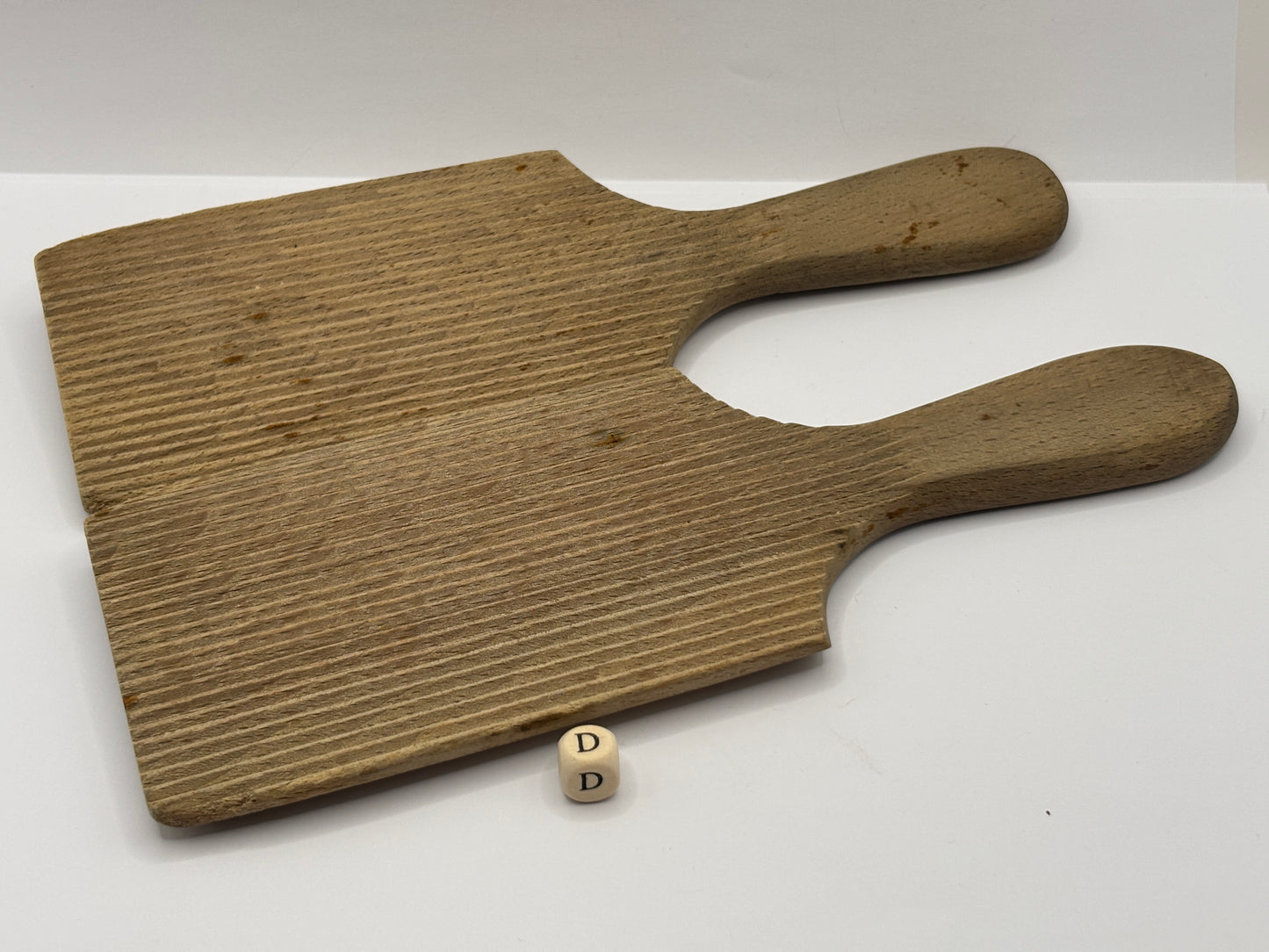 Old wooden butter pats (D)