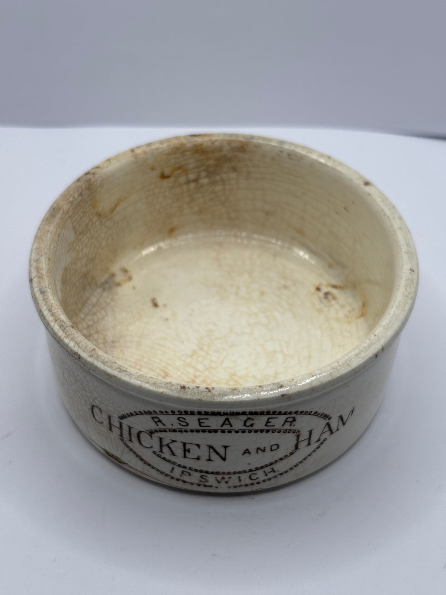 Old seagers meat paste pot, chicken & ham