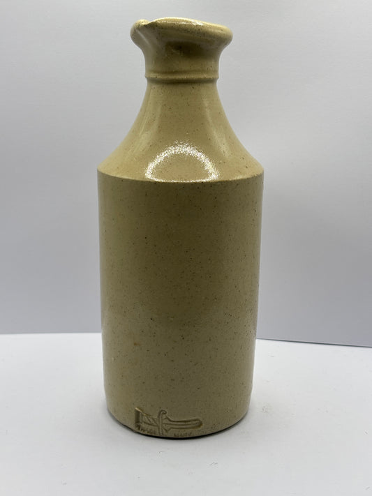 Tall stoneware ink with trade mark, FM & Co