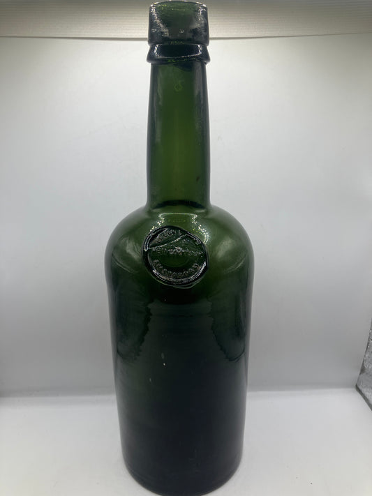 Early 1890s wine bottle with seal on