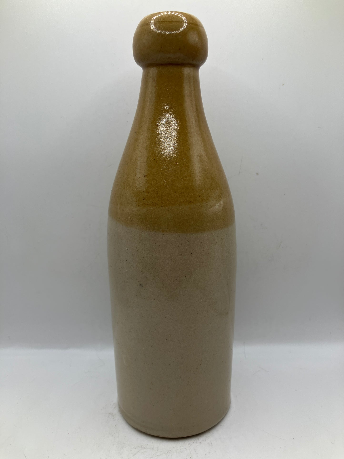 Stoneware ginger beer bottle, Liversedge