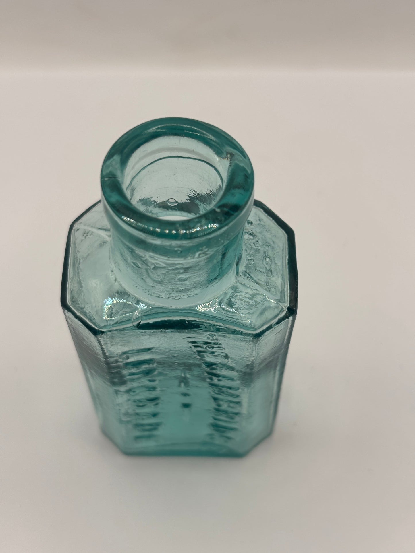 Old glass lemonade bottle, Chivers Cambridge