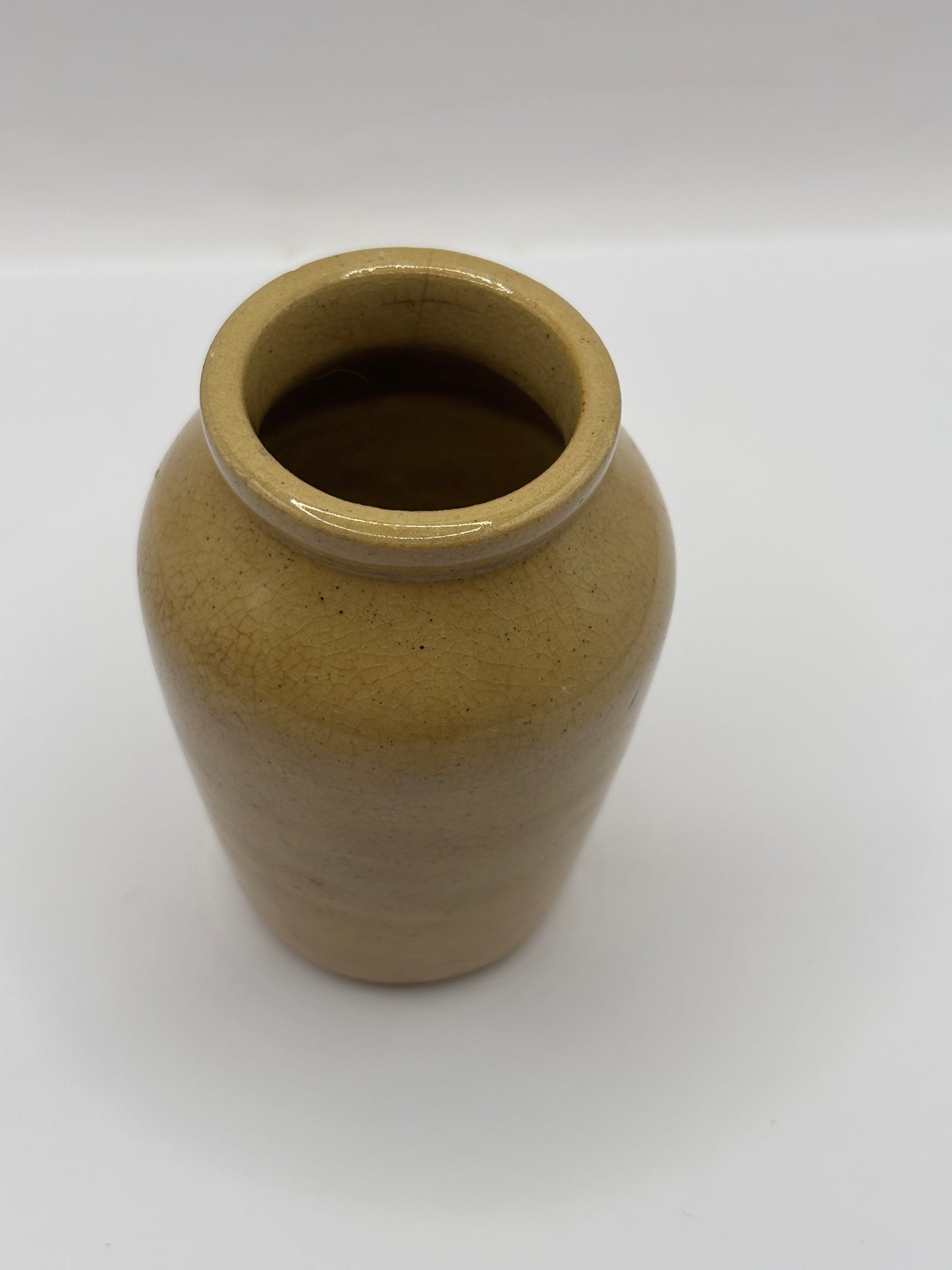 Old plain stoneware cream pot
