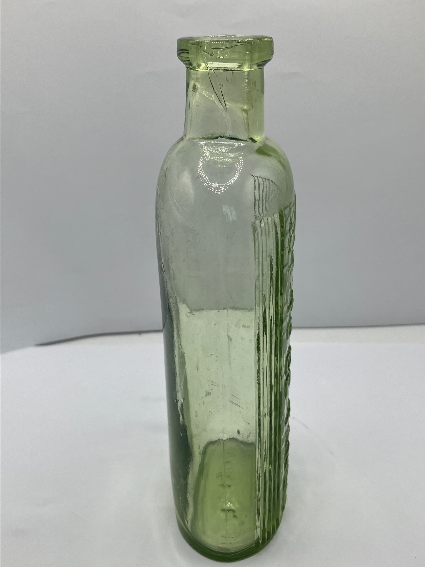 Green glass poison bottle, poisonous not to be taken