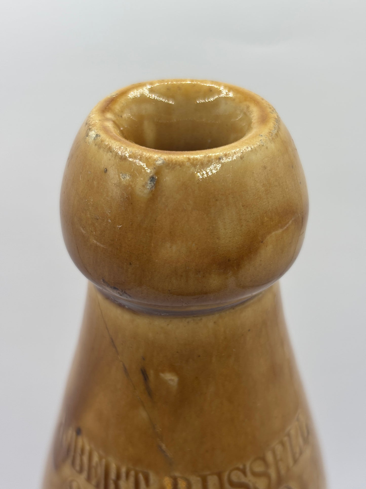 Old North sheilds stout bottle, Robert Russell