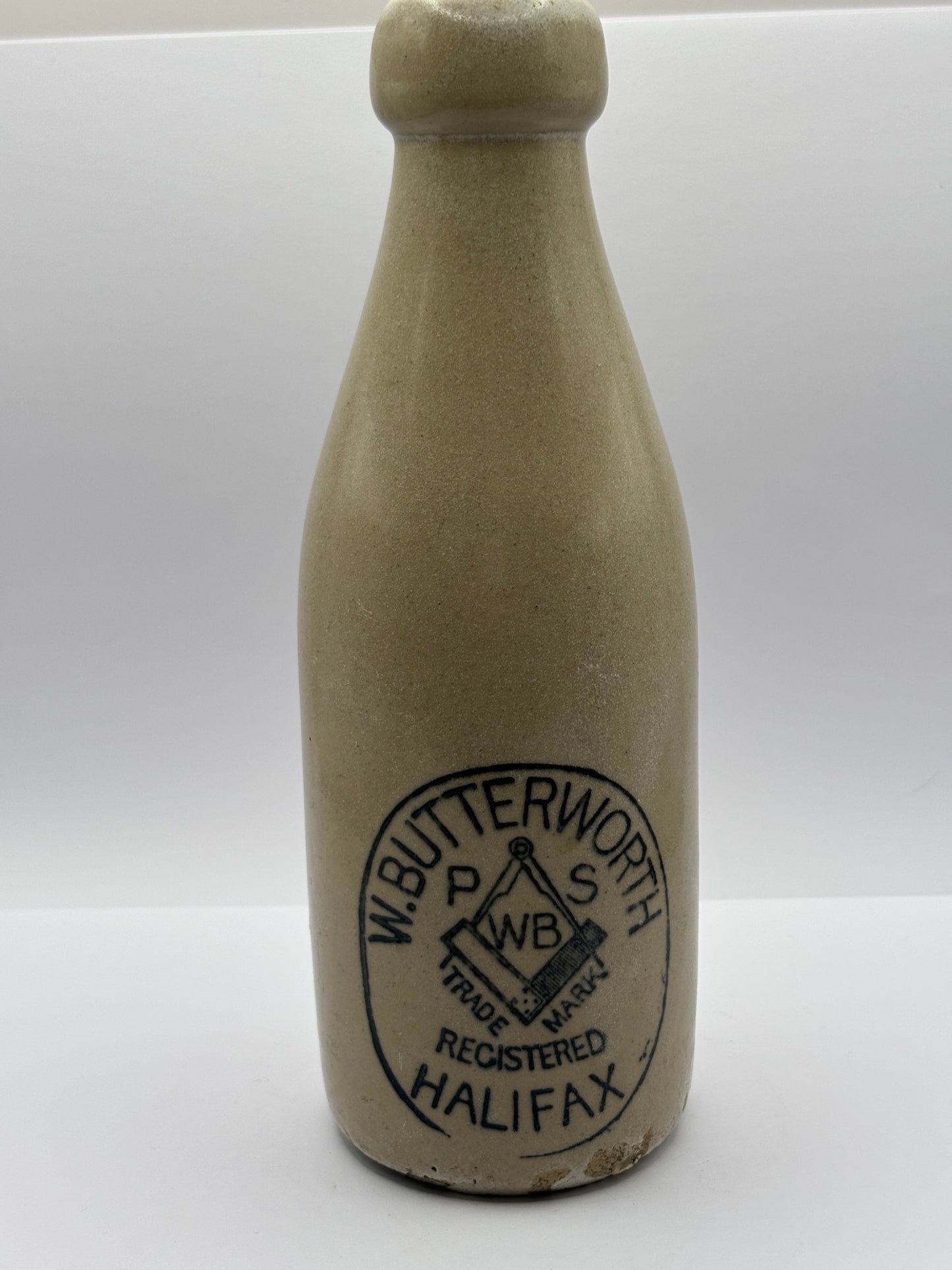 Old Halifax ginger beer bottle, W.Butterworth