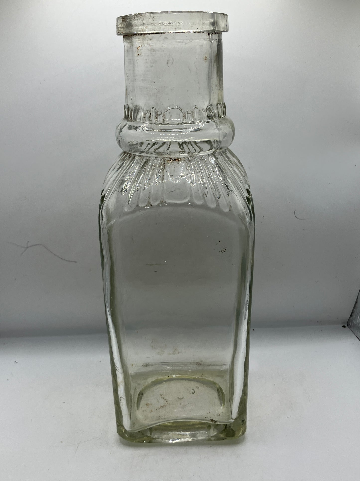 XL glass pickle jar