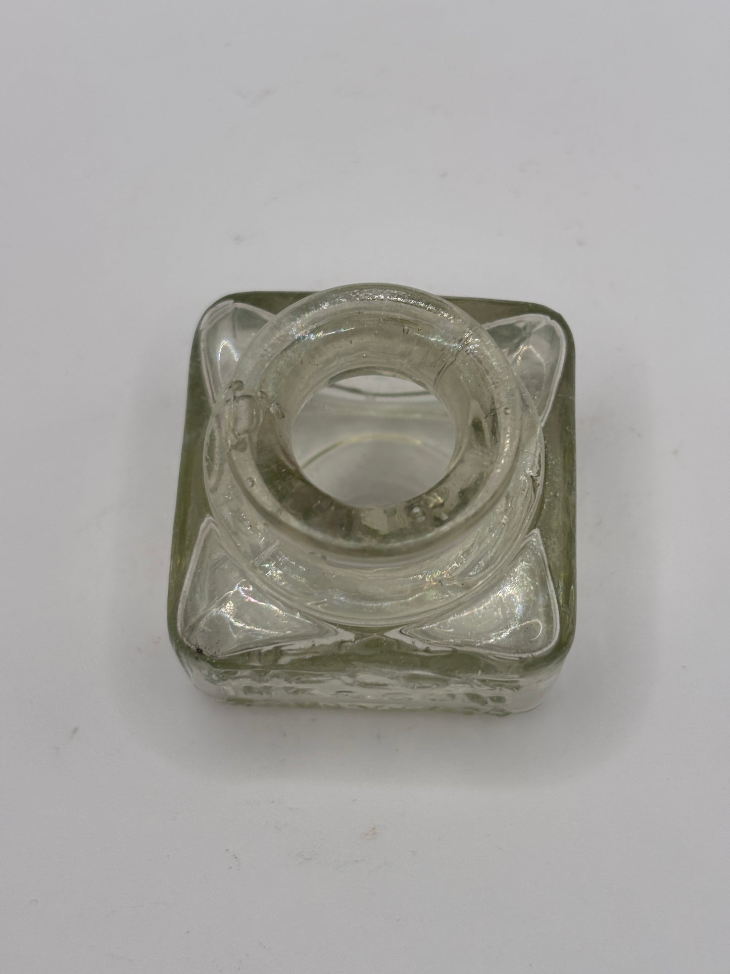 old advertising glass ink,inkwells, ink bottle. Fields ink
