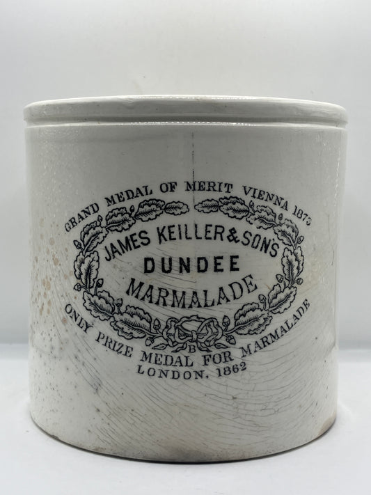 4lb large James Keiller Dundee marmalade jar, RARE size