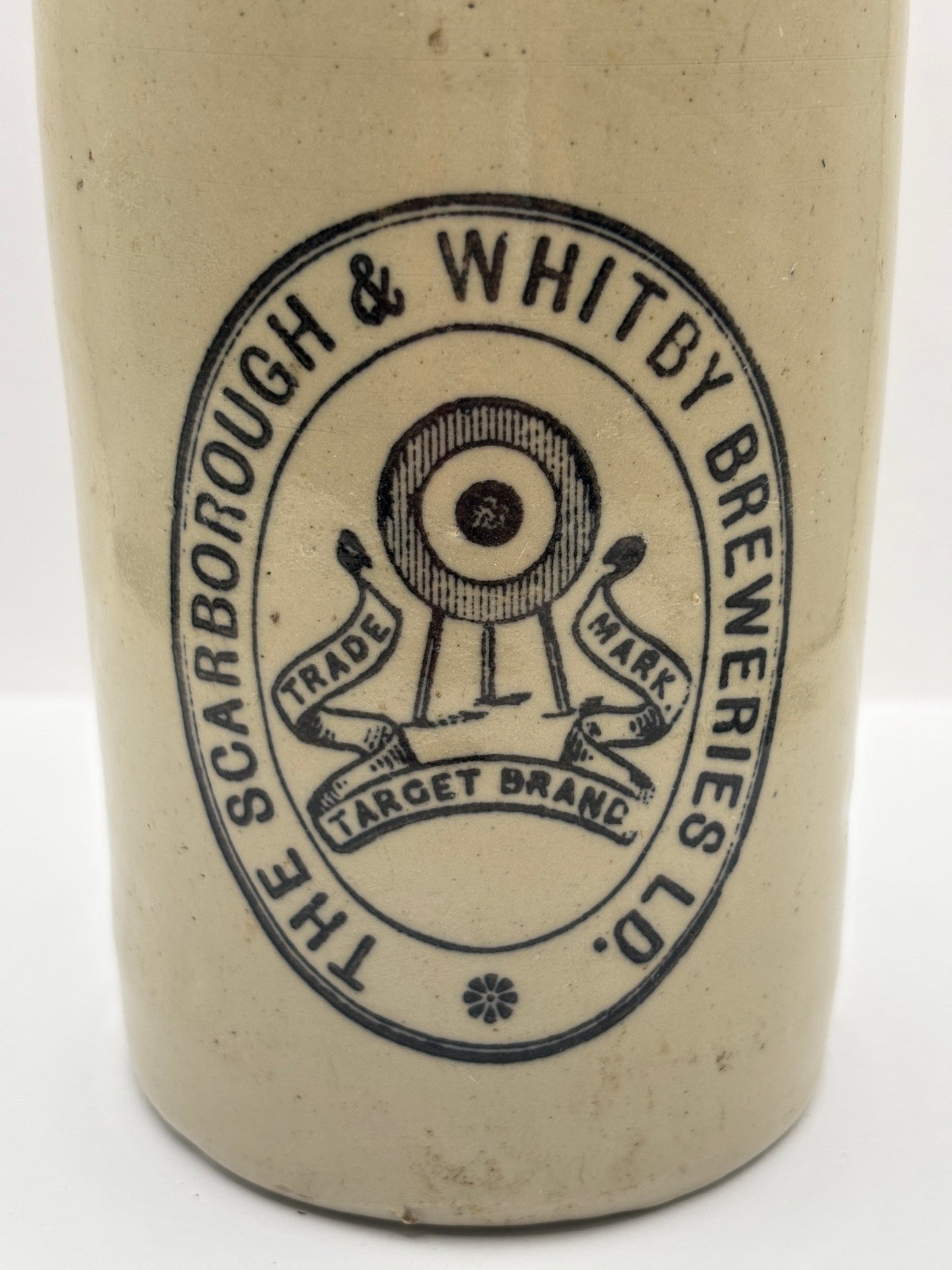 Old Scarborough & Whitby brewery stoneware porter