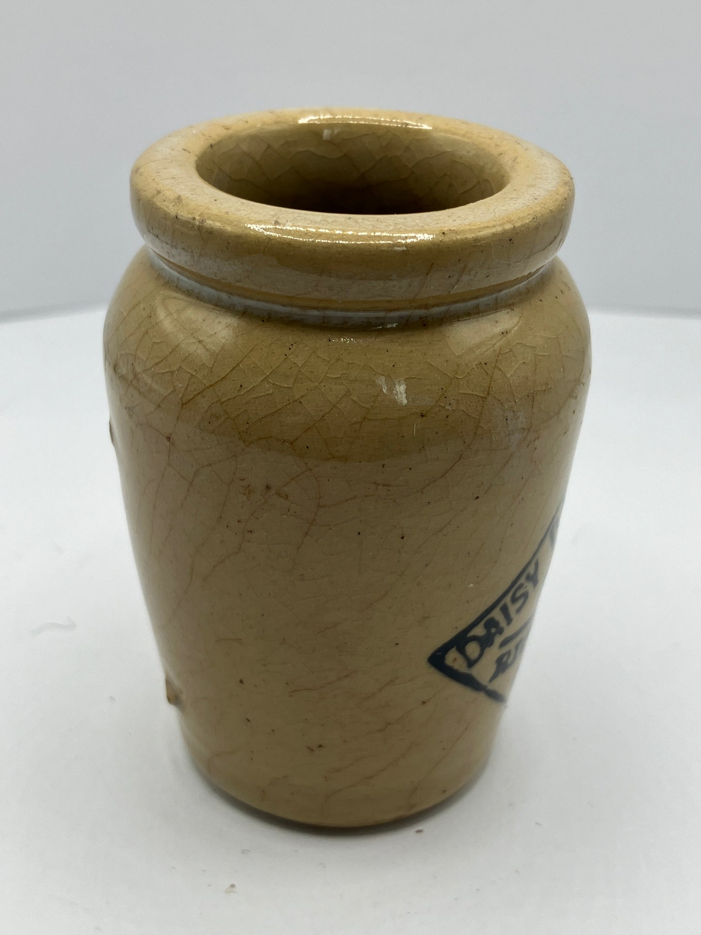 Daisy bank creamery, stoneware cream pot