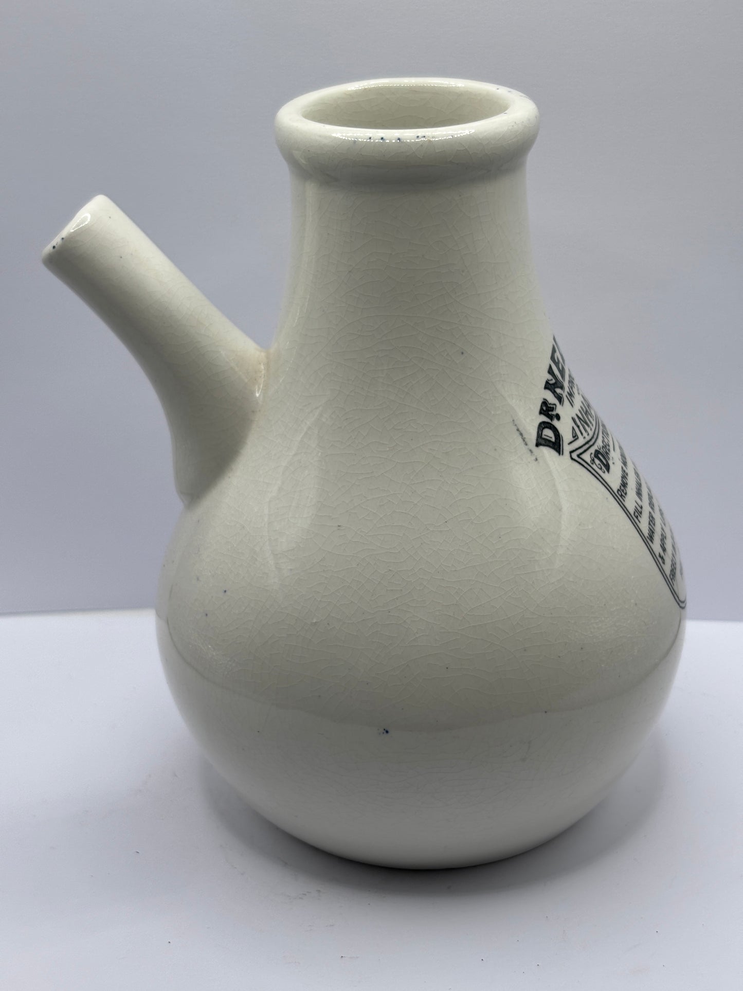 Old Dr Nelsons stoneware inhaler