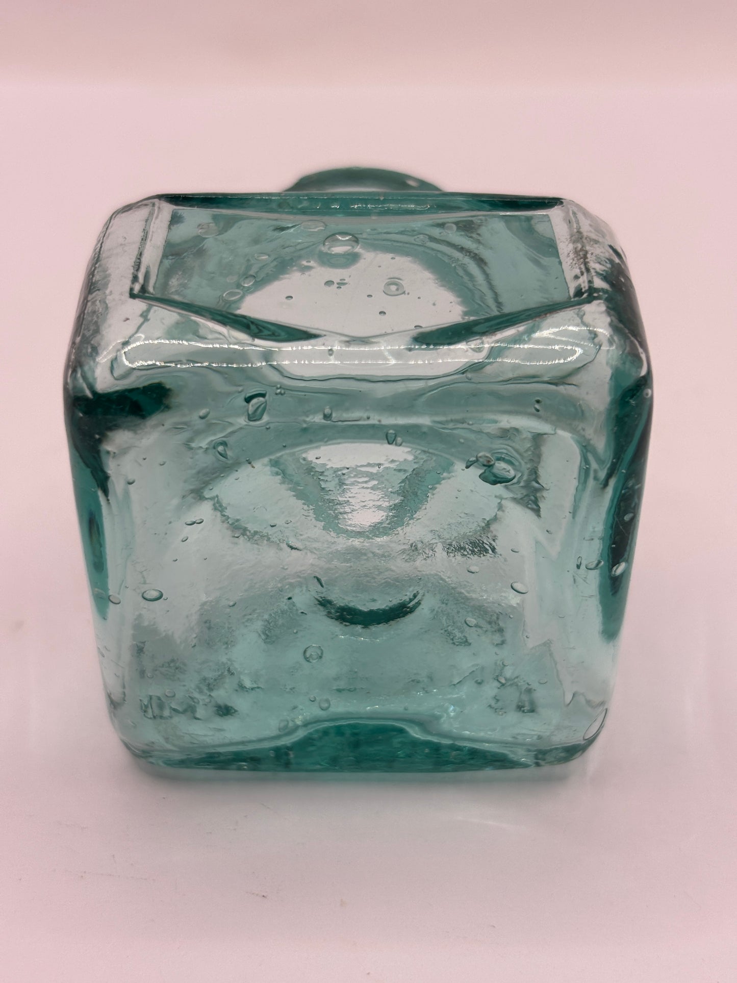 old advertising glass ink,inkwells, ink bottle. Fields ink. Chipped