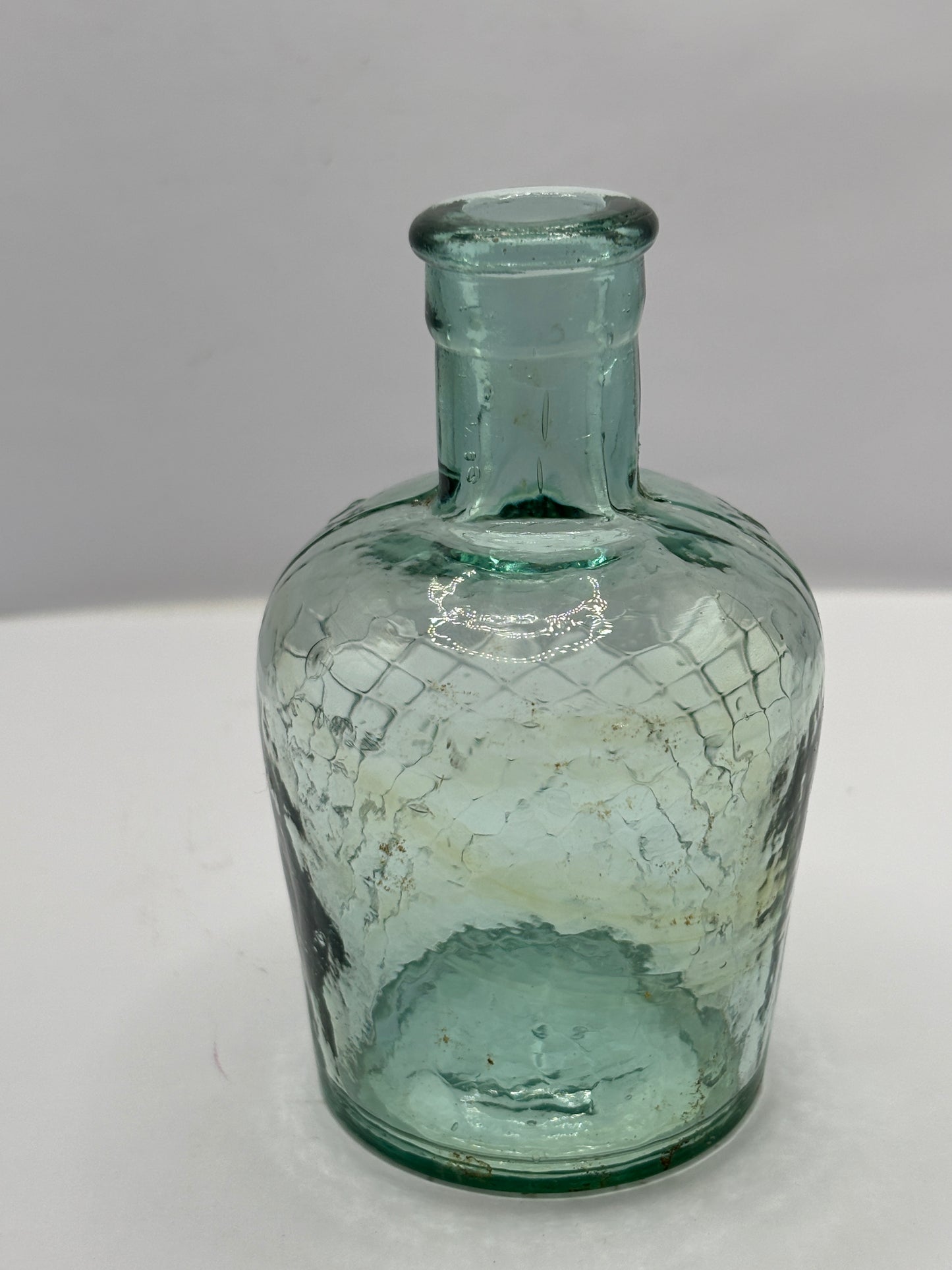 Old aqua glass lysol bottle, not to be taken