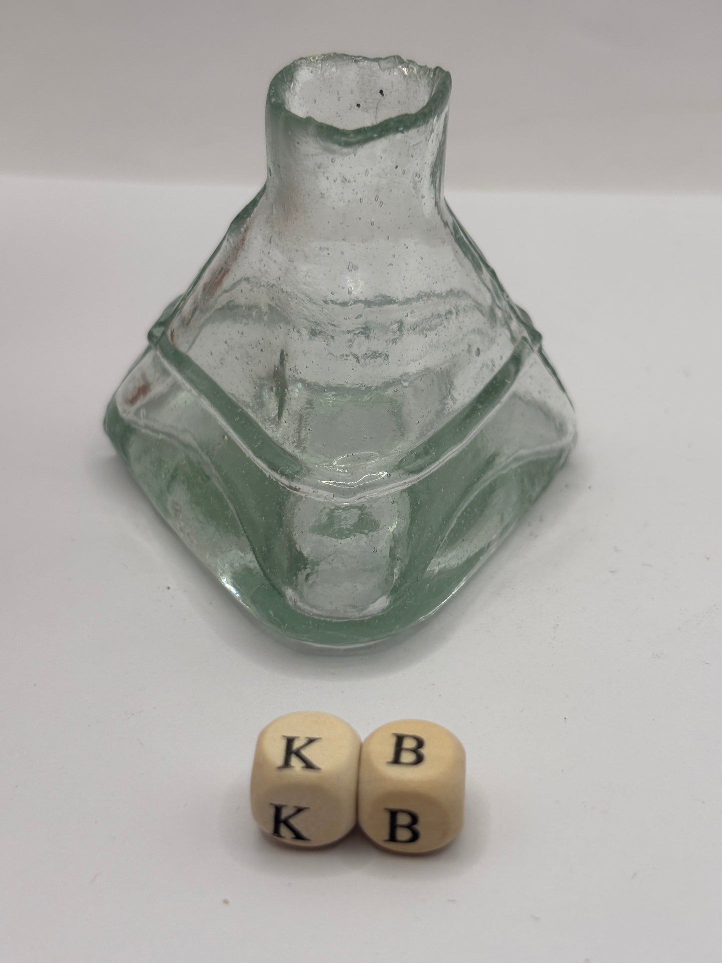 Old advertising ink, Derby all british, inkwell, ink bottle (KB)