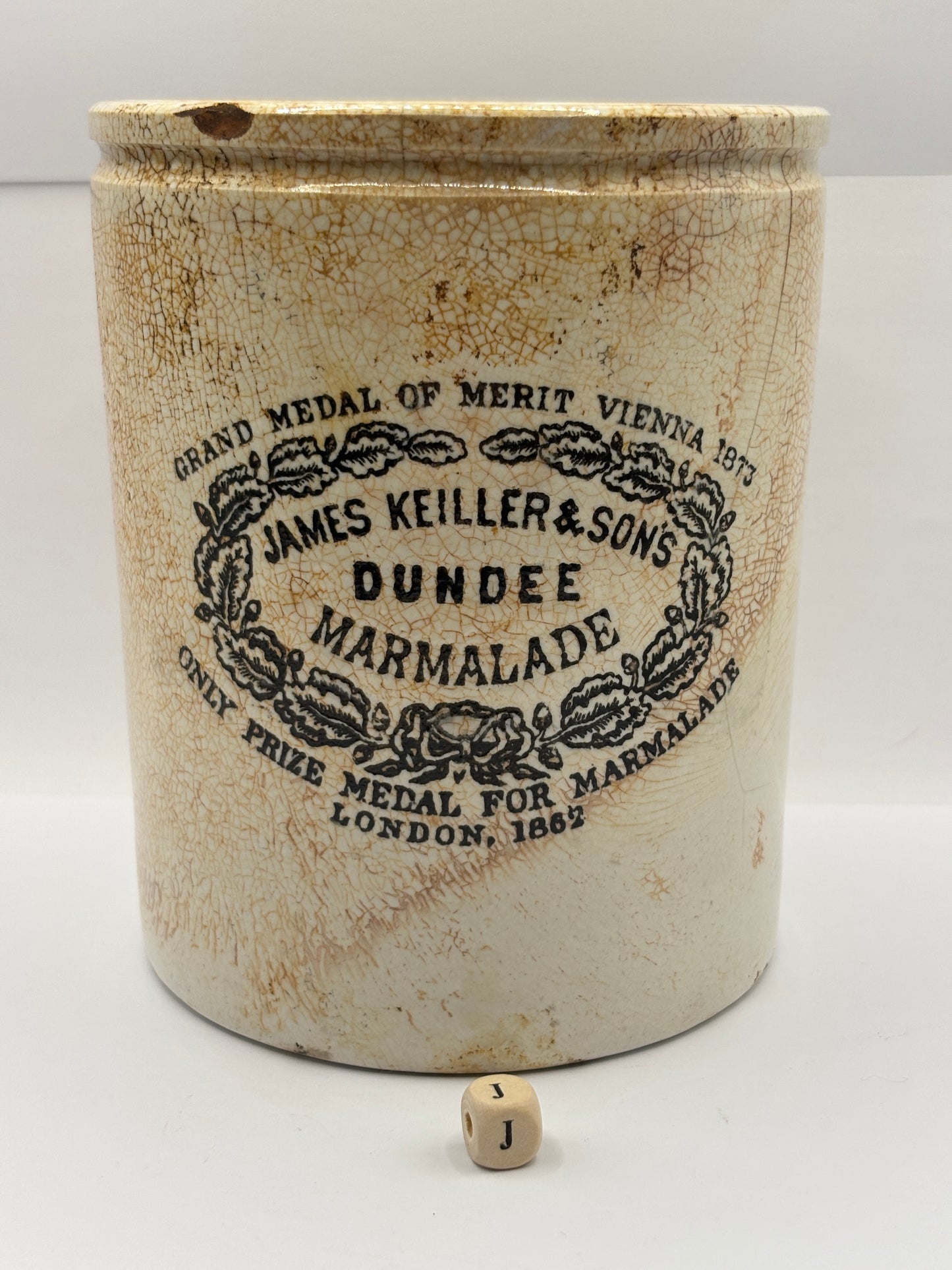 Old rare 3lb James Keiller Dundee marmalade jar